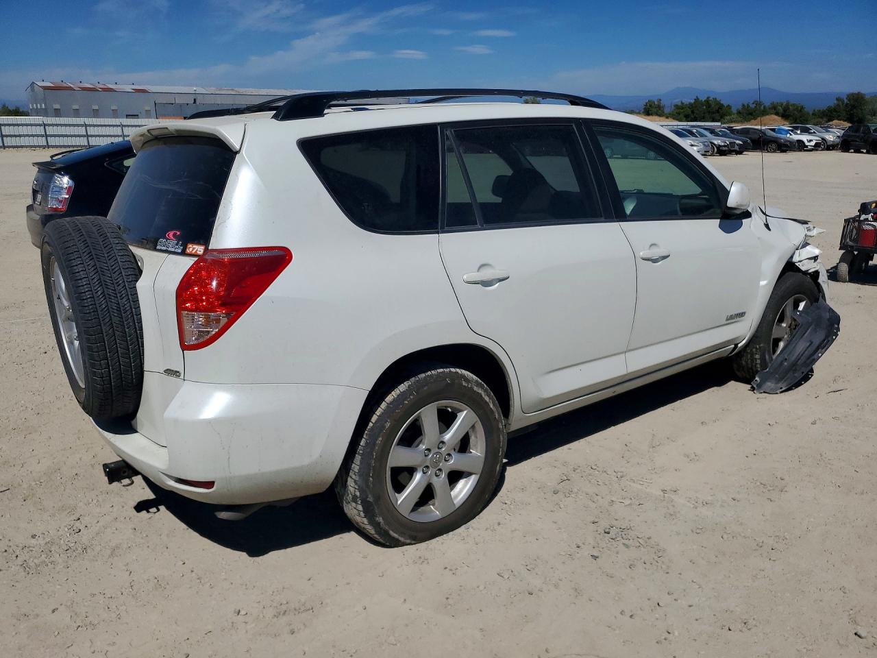 2008 Toyota Rav4 Limited White vin: JTMBK31V085063662
