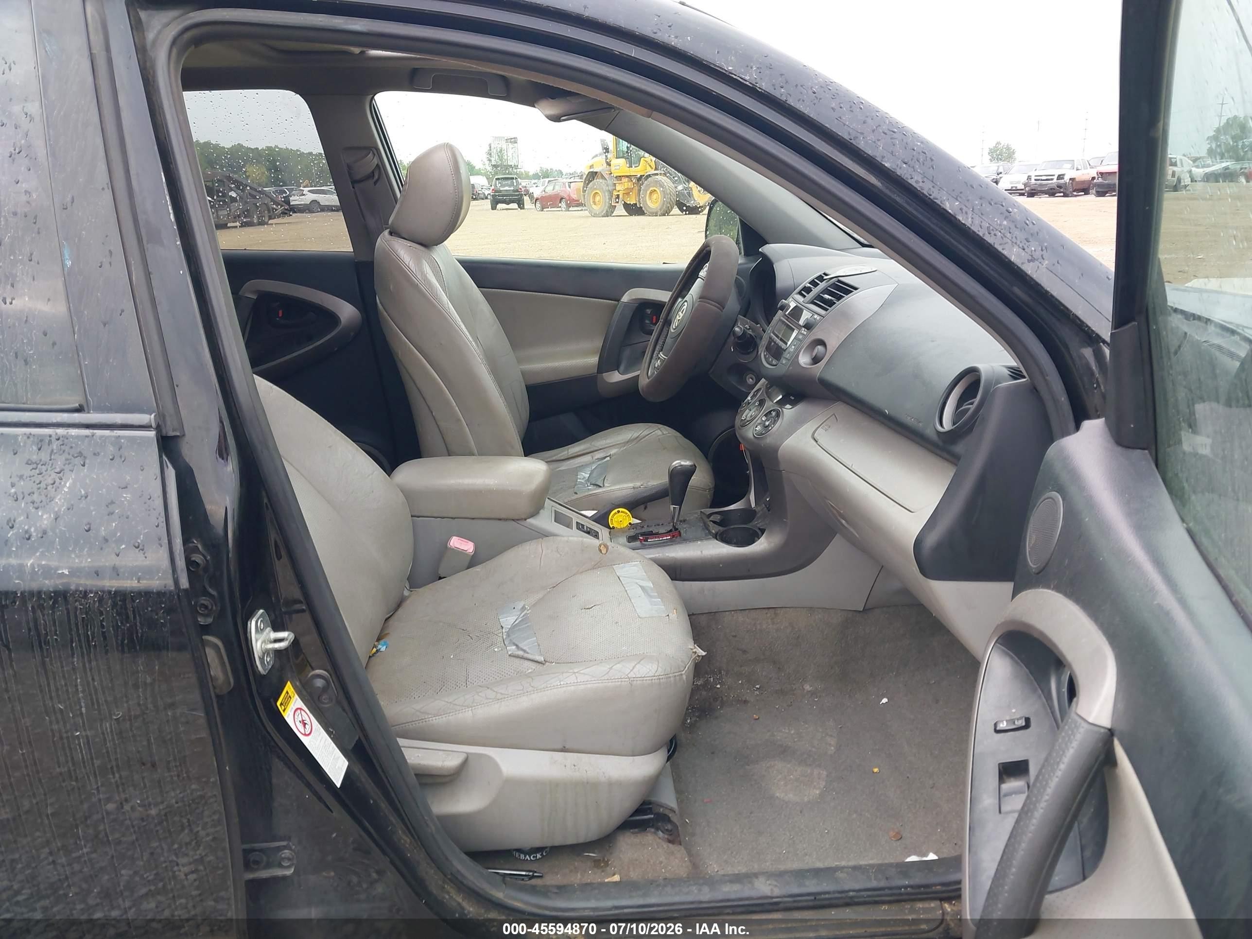 2008 Toyota Rav4 Ltd Black vin: JTMBK31V085068182