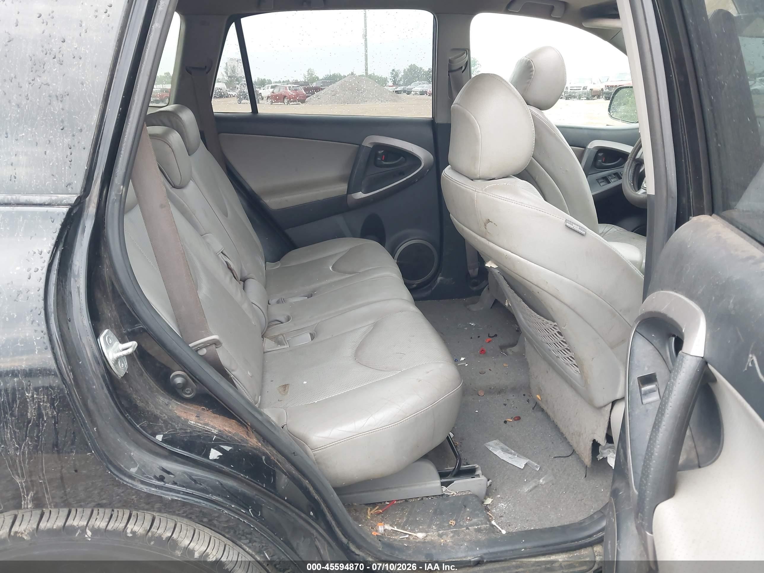 2008 Toyota Rav4 Ltd Black vin: JTMBK31V085068182