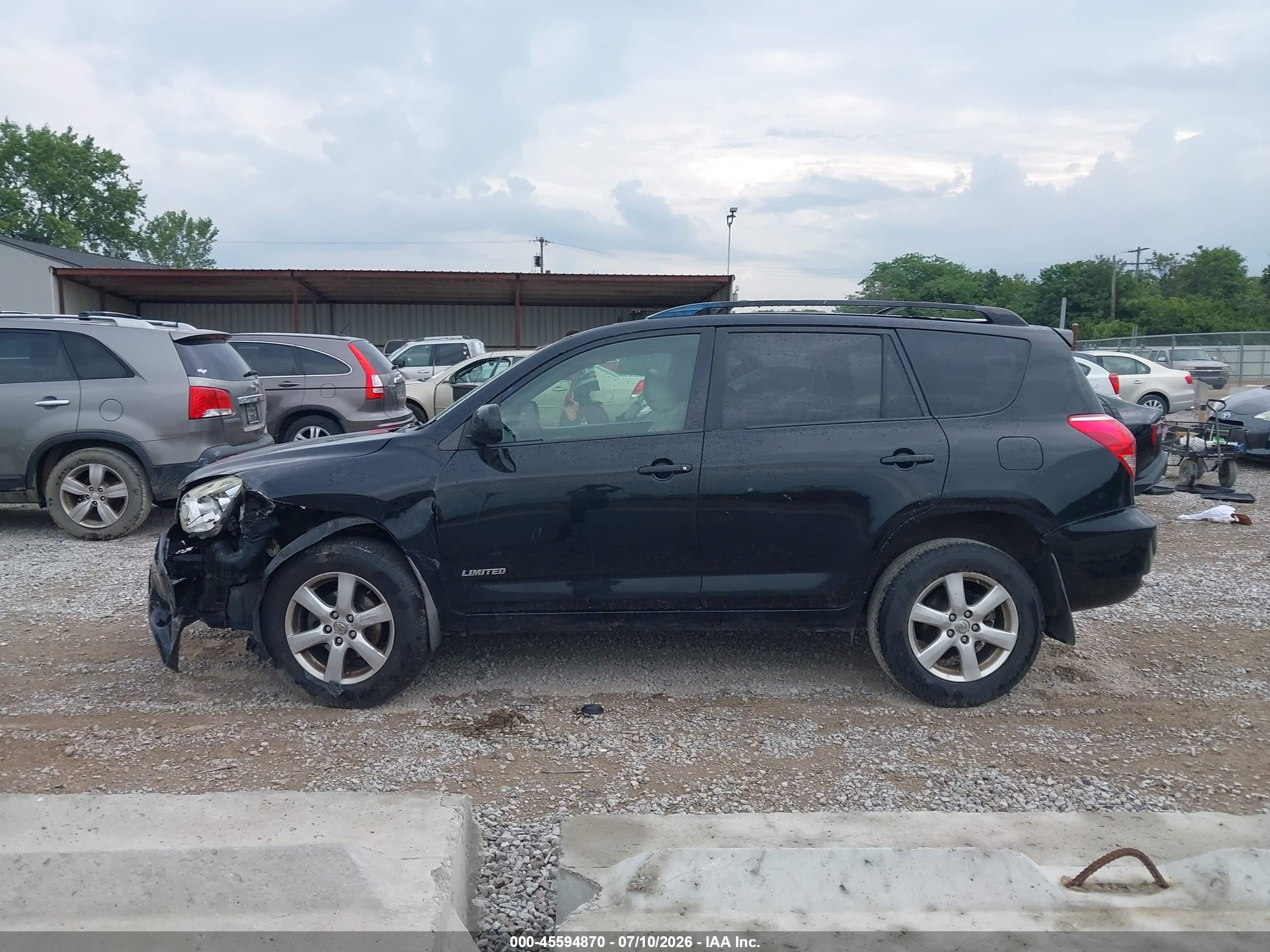 2008 Toyota Rav4 Ltd Black vin: JTMBK31V085068182