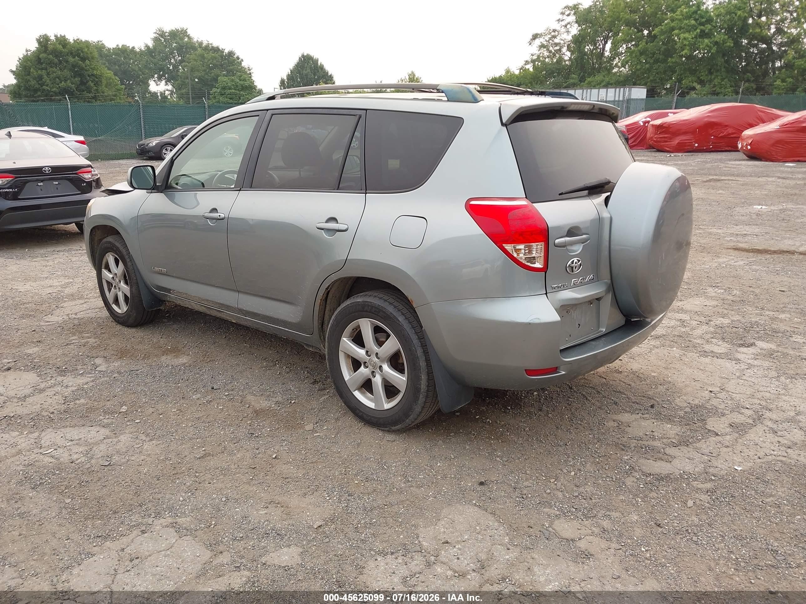 2008 Toyota Rav4 Ltd Teal vin: JTMBK31V086028582