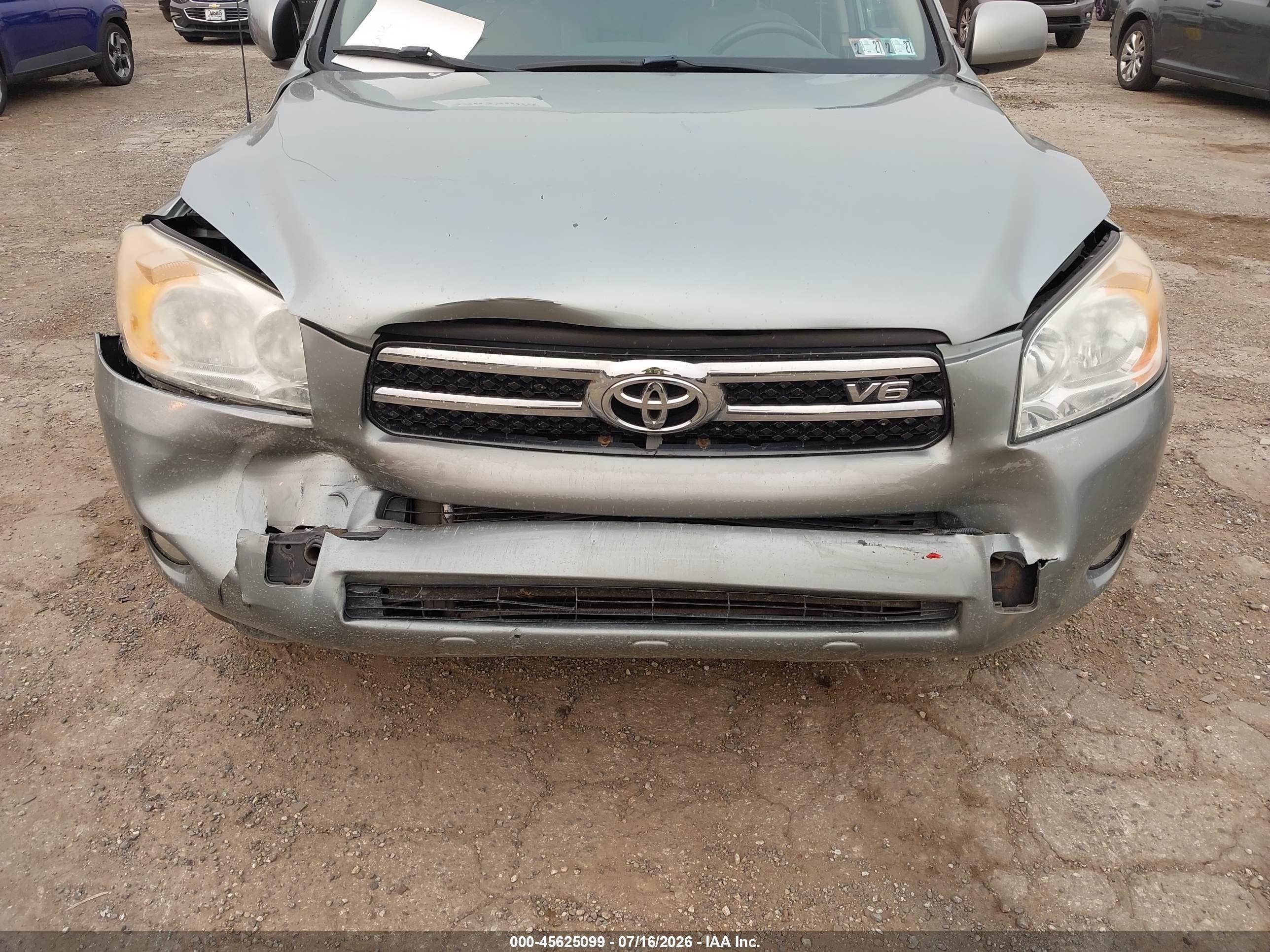 2008 Toyota Rav4 Ltd Teal vin: JTMBK31V086028582