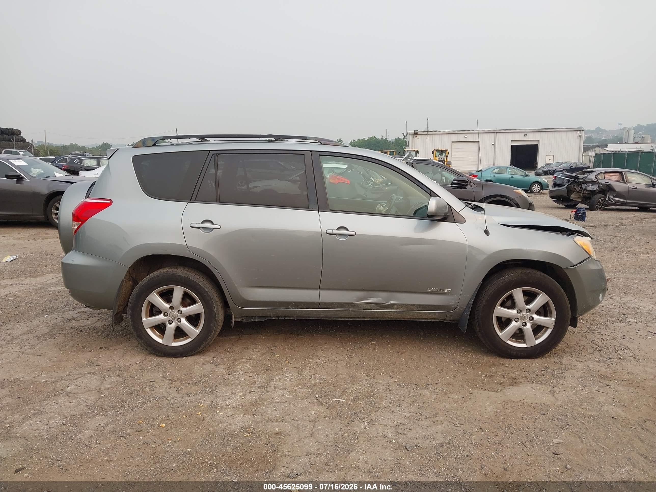 2008 Toyota Rav4 Ltd Teal vin: JTMBK31V086028582