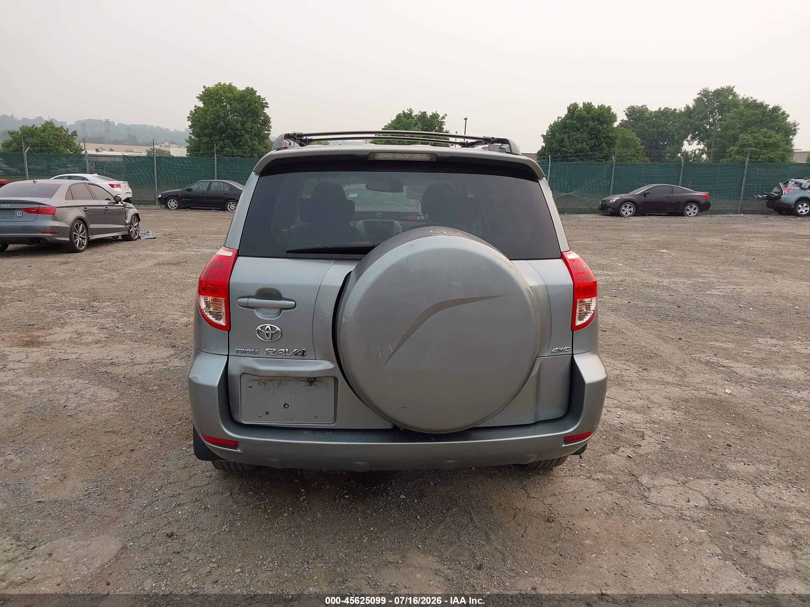 2008 Toyota Rav4 Ltd Teal vin: JTMBK31V086028582