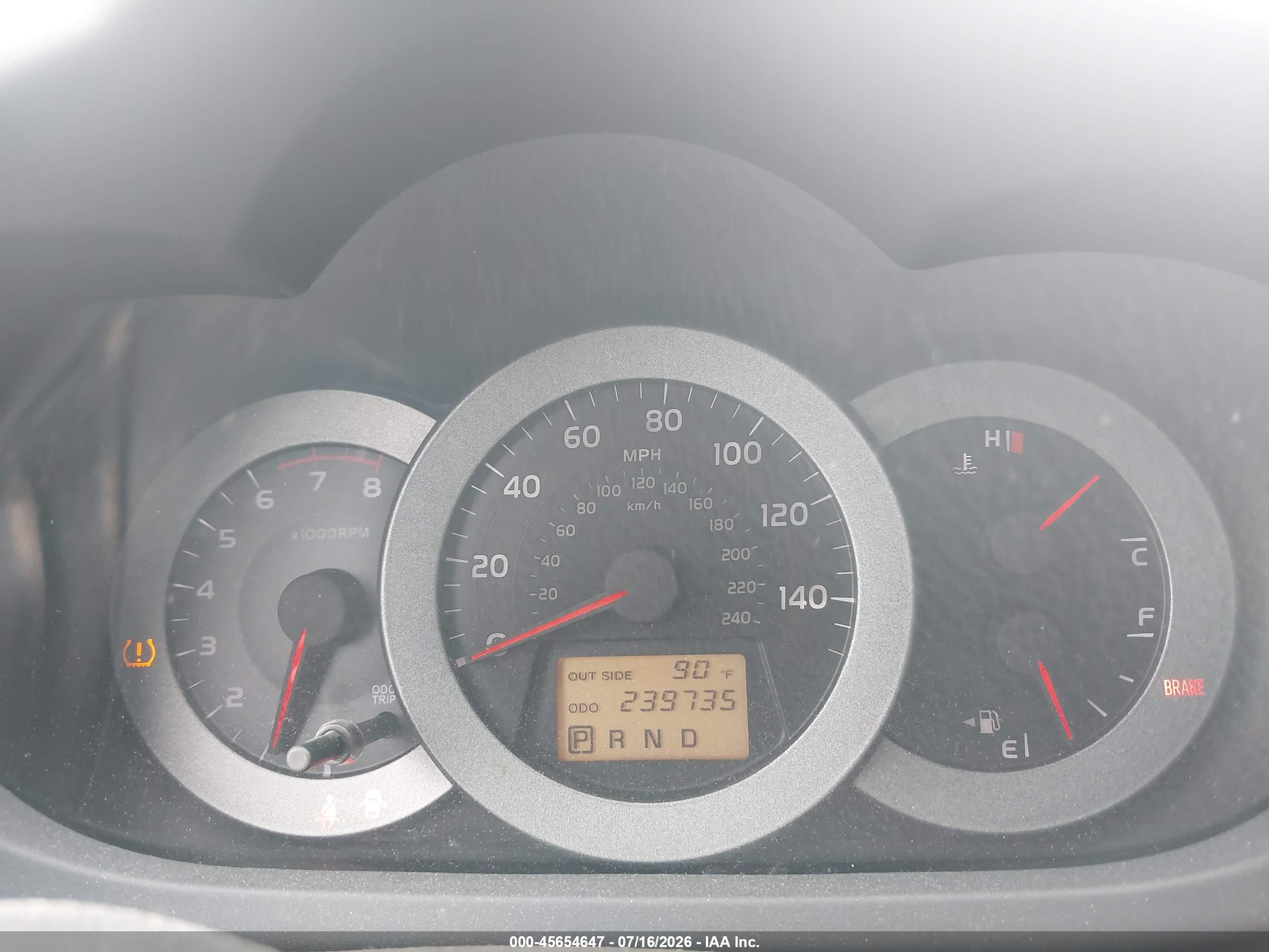2008 Toyota Rav4 Ltd Red vin: JTMBK31V086032566
