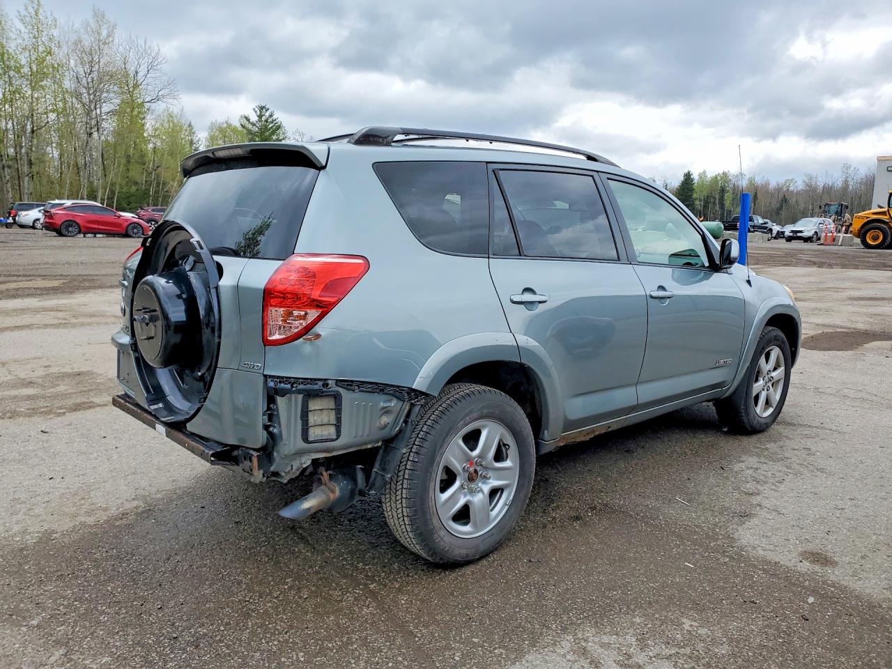 2008 Toyota Rav4 Limited Green vin: JTMBK31V086042143