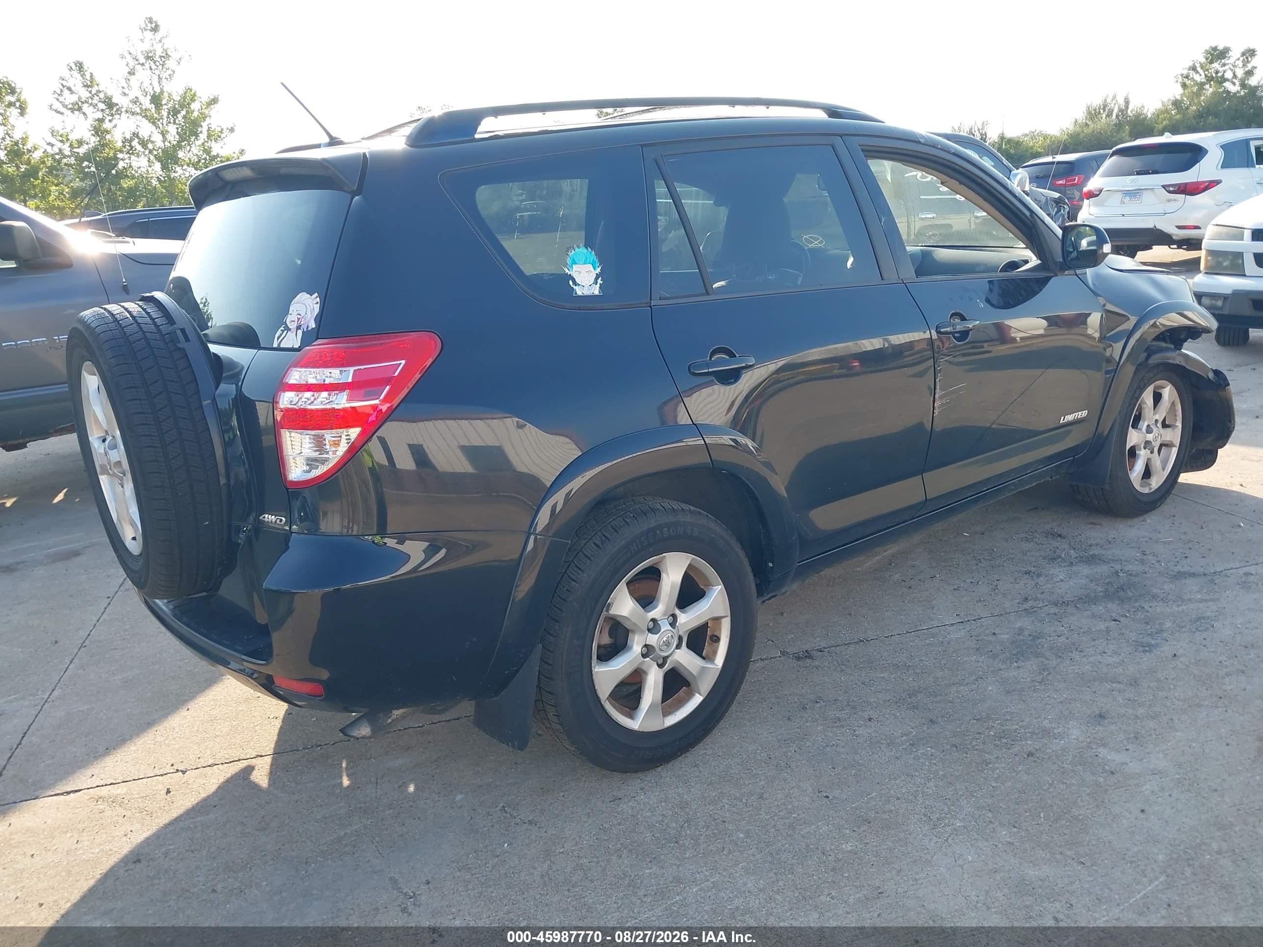 2009 Toyota Rav4 Limited V6 Black vin: JTMBK31V09D006319