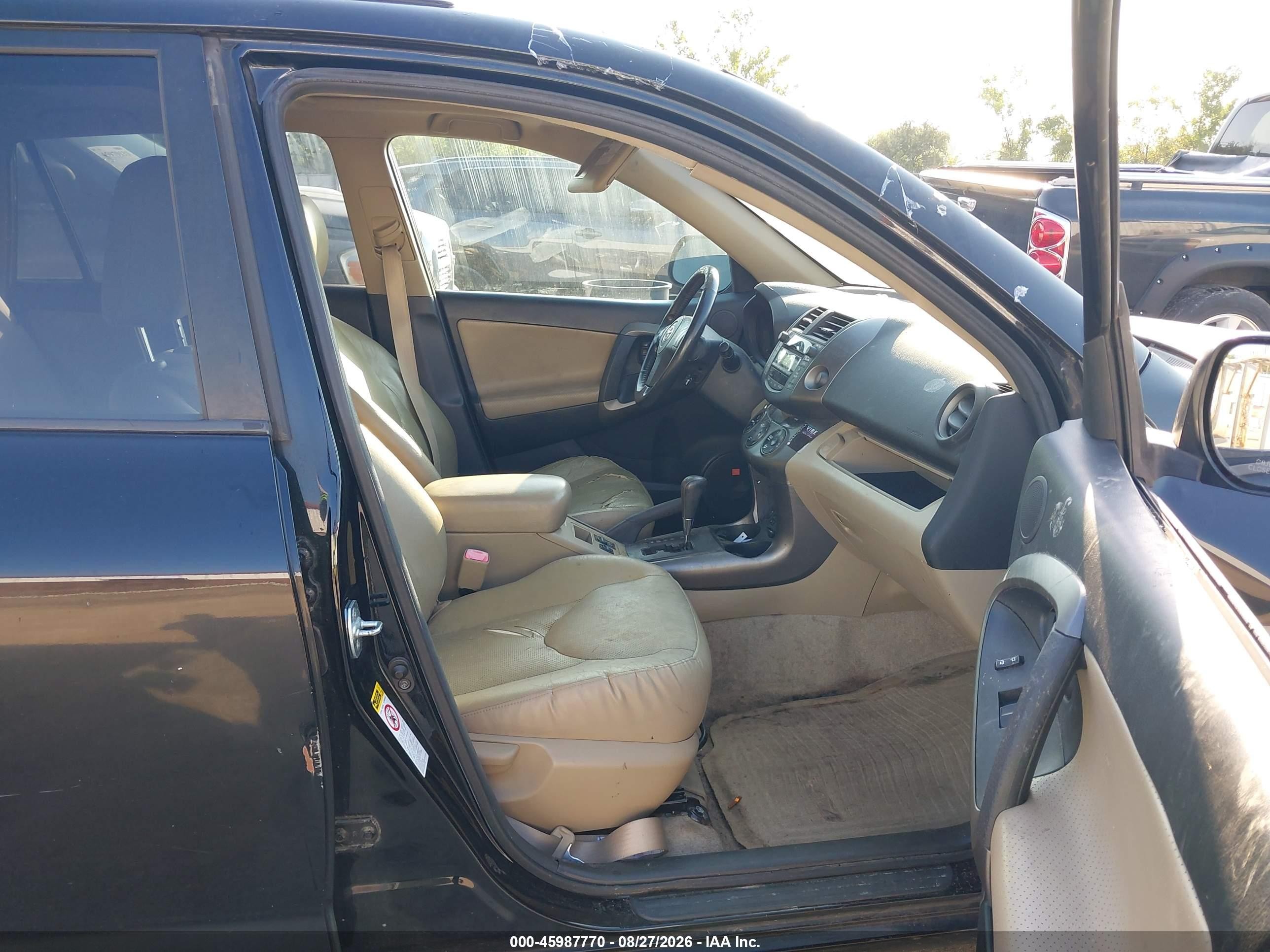 2009 Toyota Rav4 Limited V6 Black vin: JTMBK31V09D006319