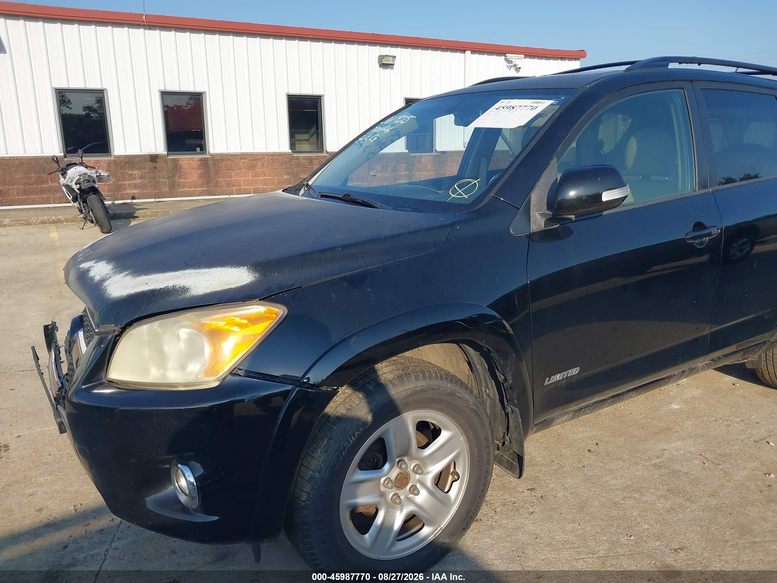 2009 Toyota Rav4 Limited V6 Black vin: JTMBK31V09D006319