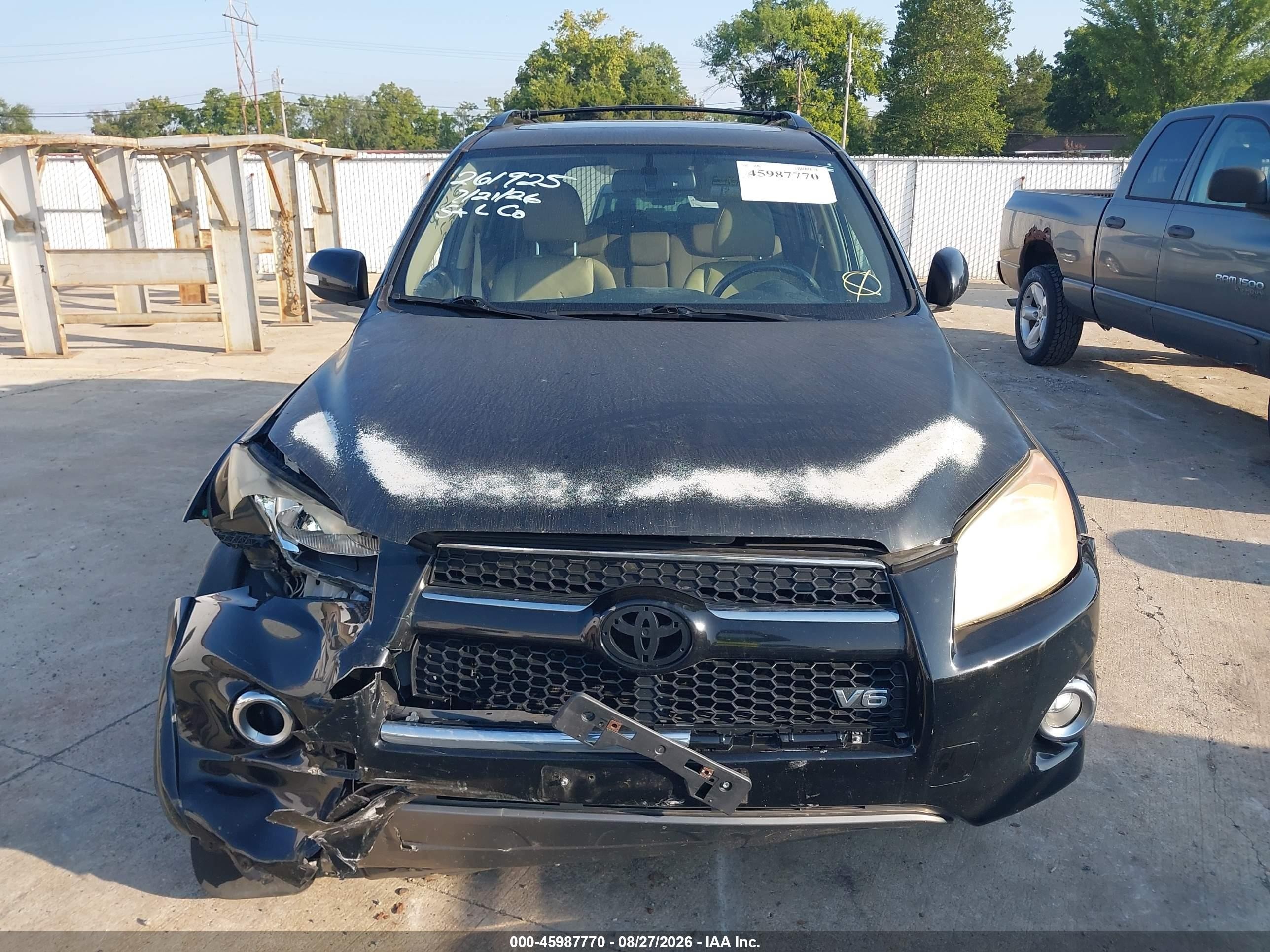 2009 Toyota Rav4 Limited V6 Black vin: JTMBK31V09D006319