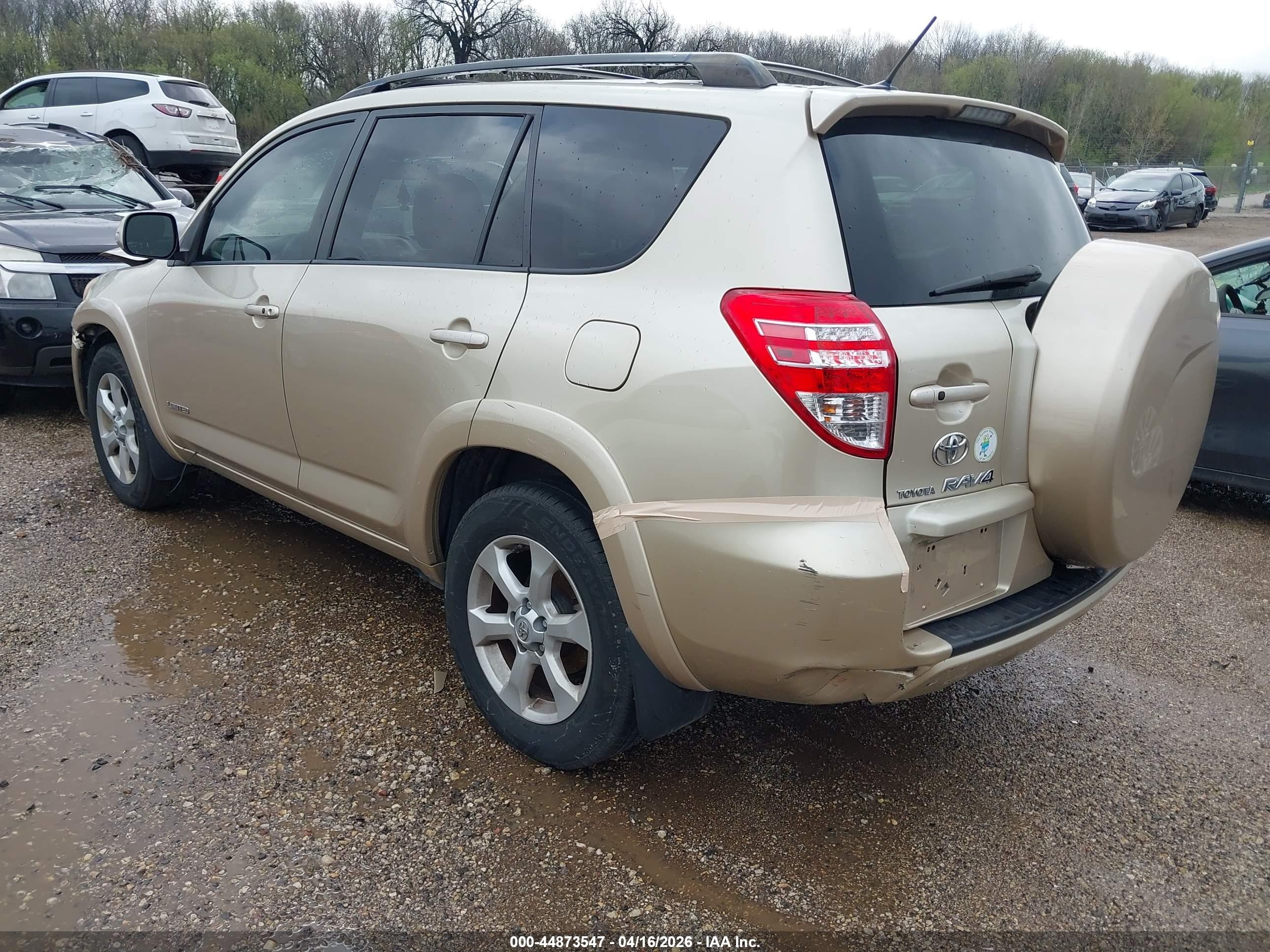 2009 Toyota Rav4 Limited V6 Gold vin: JTMBK31V09D007938