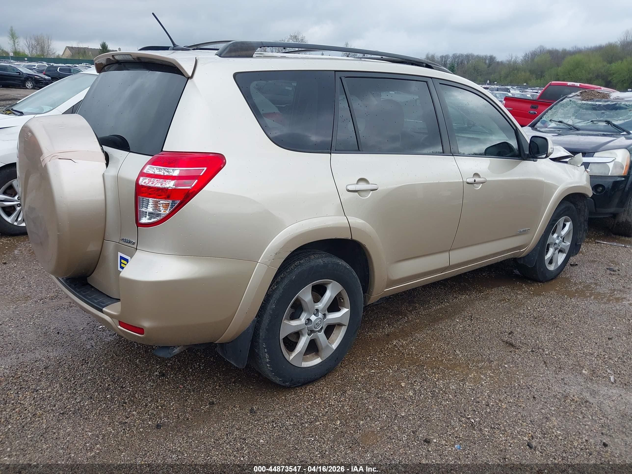 2009 Toyota Rav4 Limited V6 Gold vin: JTMBK31V09D007938