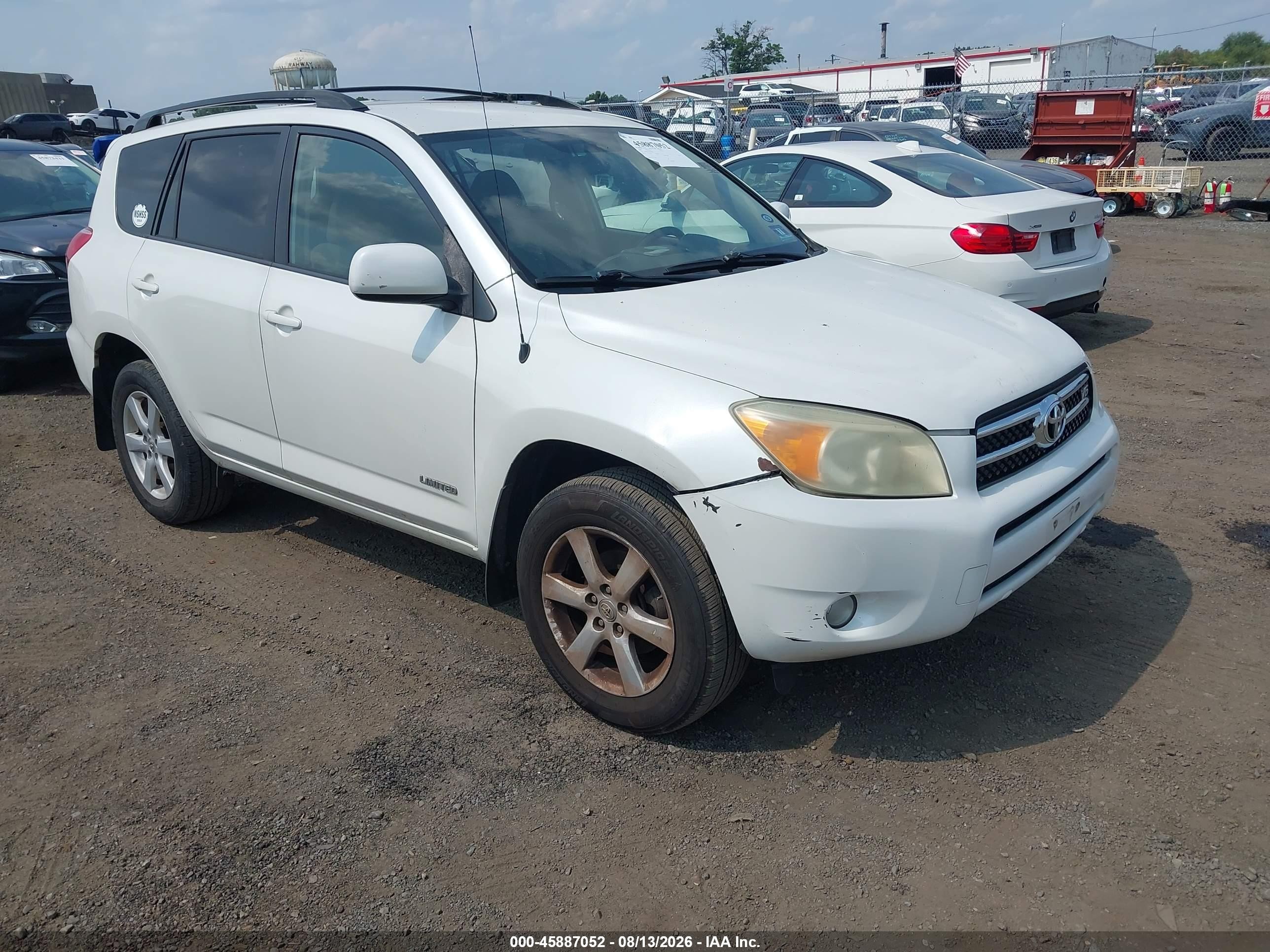 2006 Toyota Rav4 Limited V6 White vin: JTMBK31V165006481