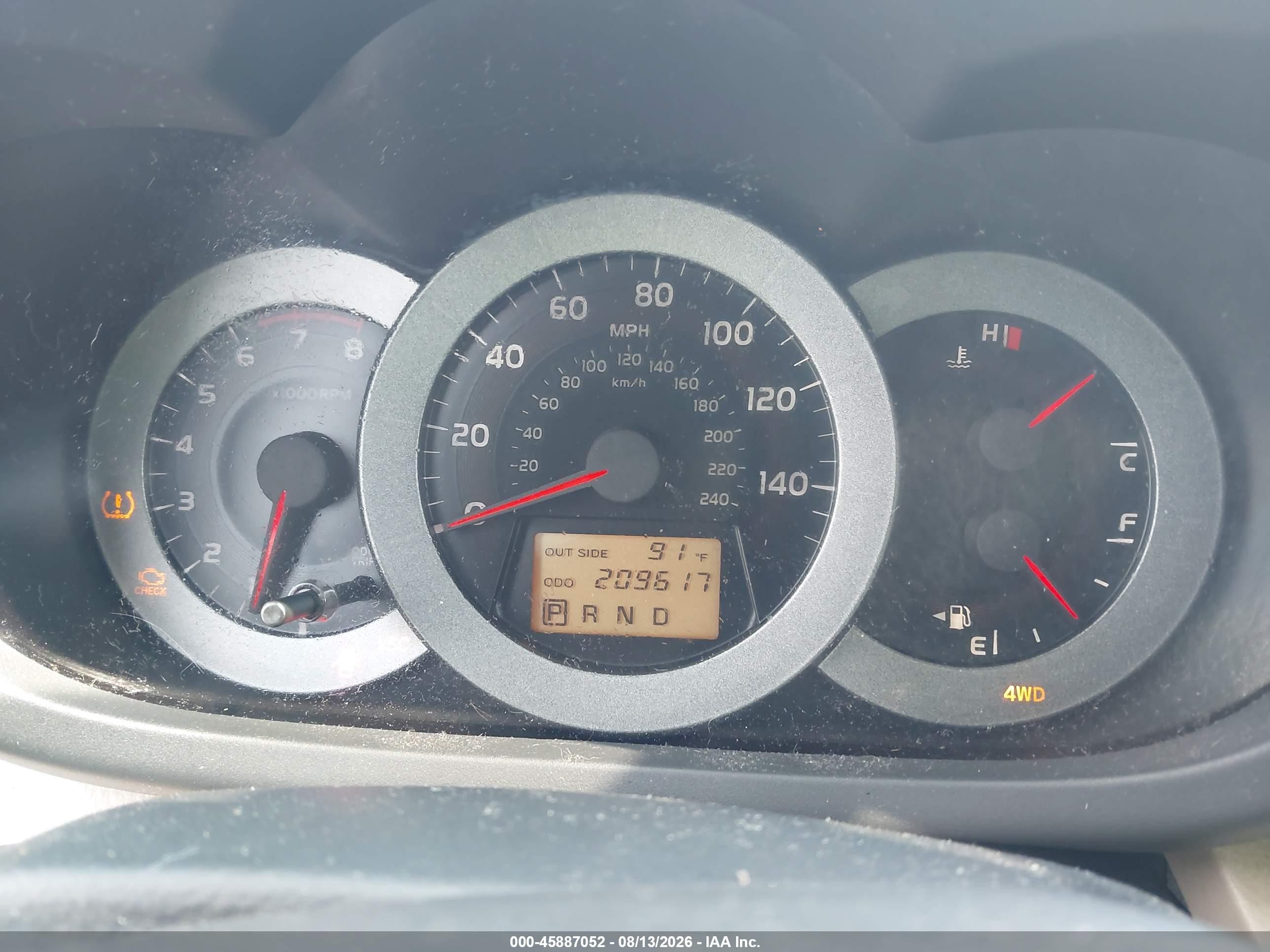 2006 Toyota Rav4 Limited V6 White vin: JTMBK31V165006481