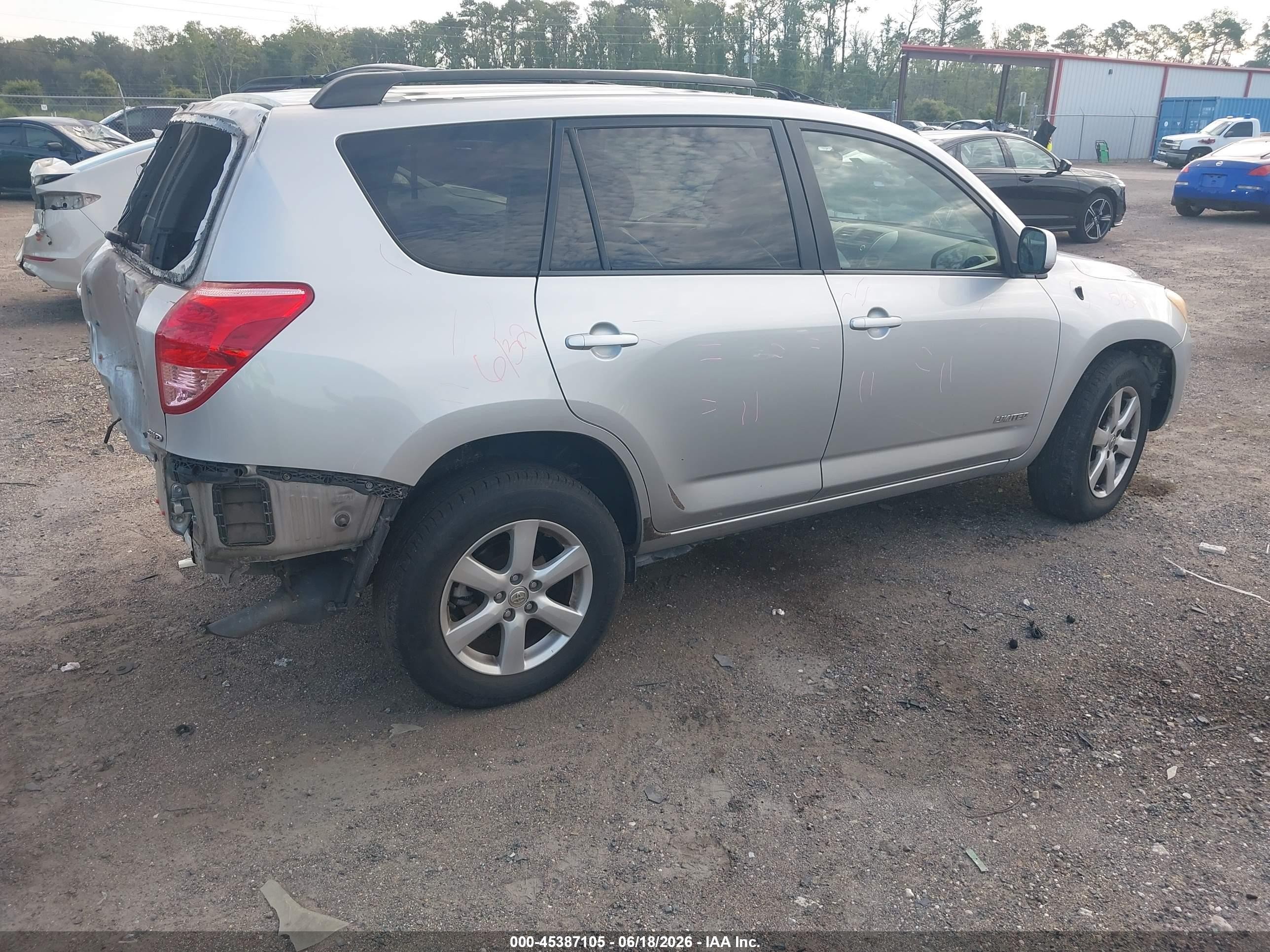 2007 Toyota Rav4 Limited Gray vin: JTMBK31V175037814