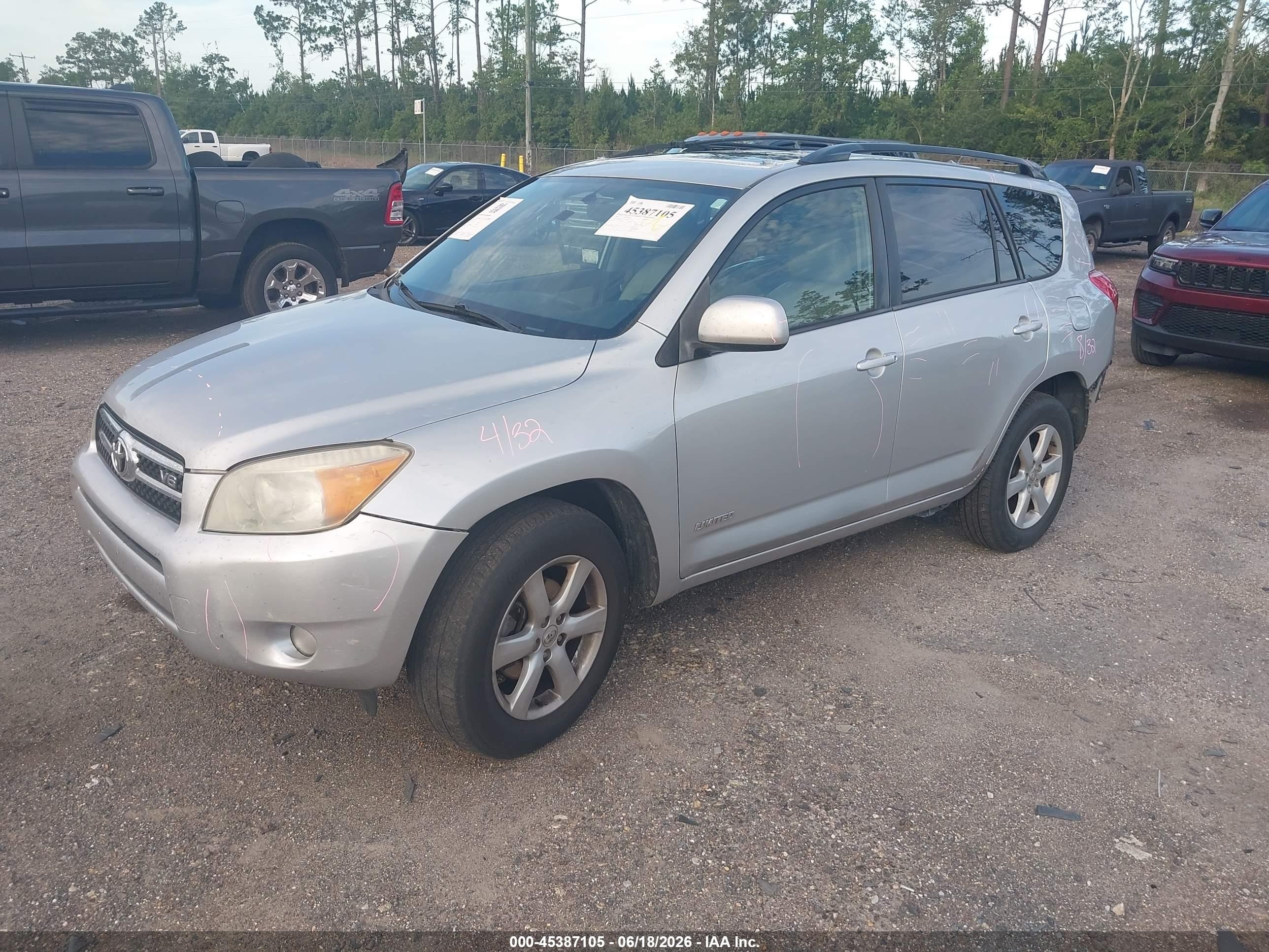 2007 Toyota Rav4 Limited Gray vin: JTMBK31V175037814
