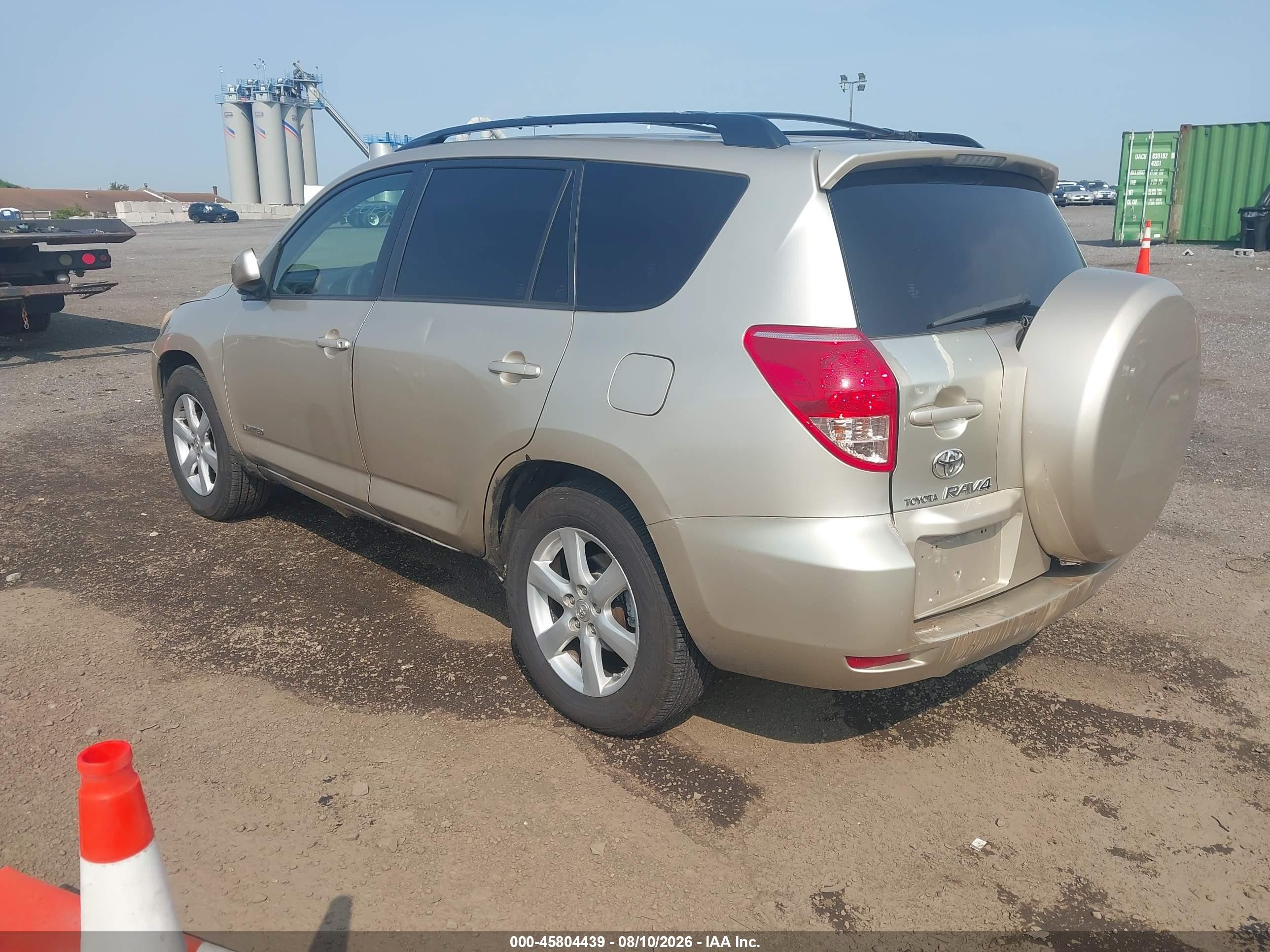 2007 Toyota Rav4 Limited Желто-коричневый vin: JTMBK31V176027505