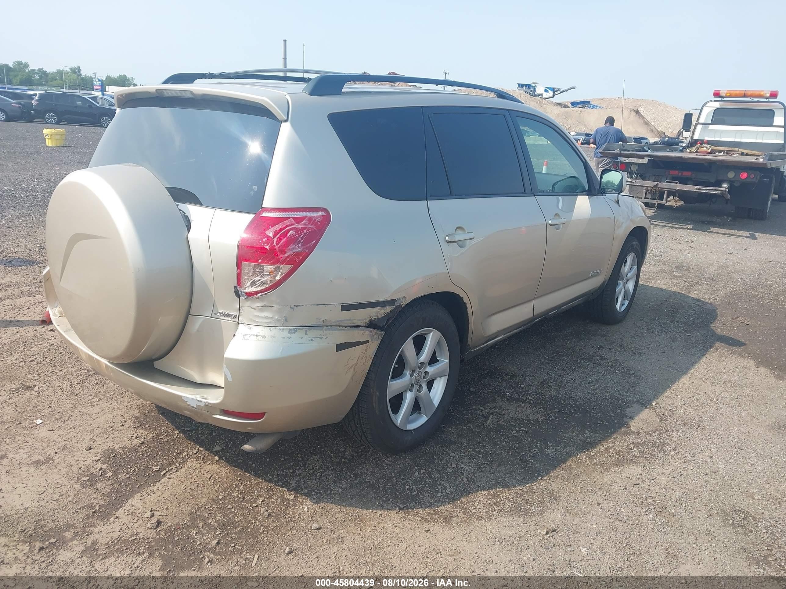 2007 Toyota Rav4 Limited Желто-коричневый vin: JTMBK31V176027505