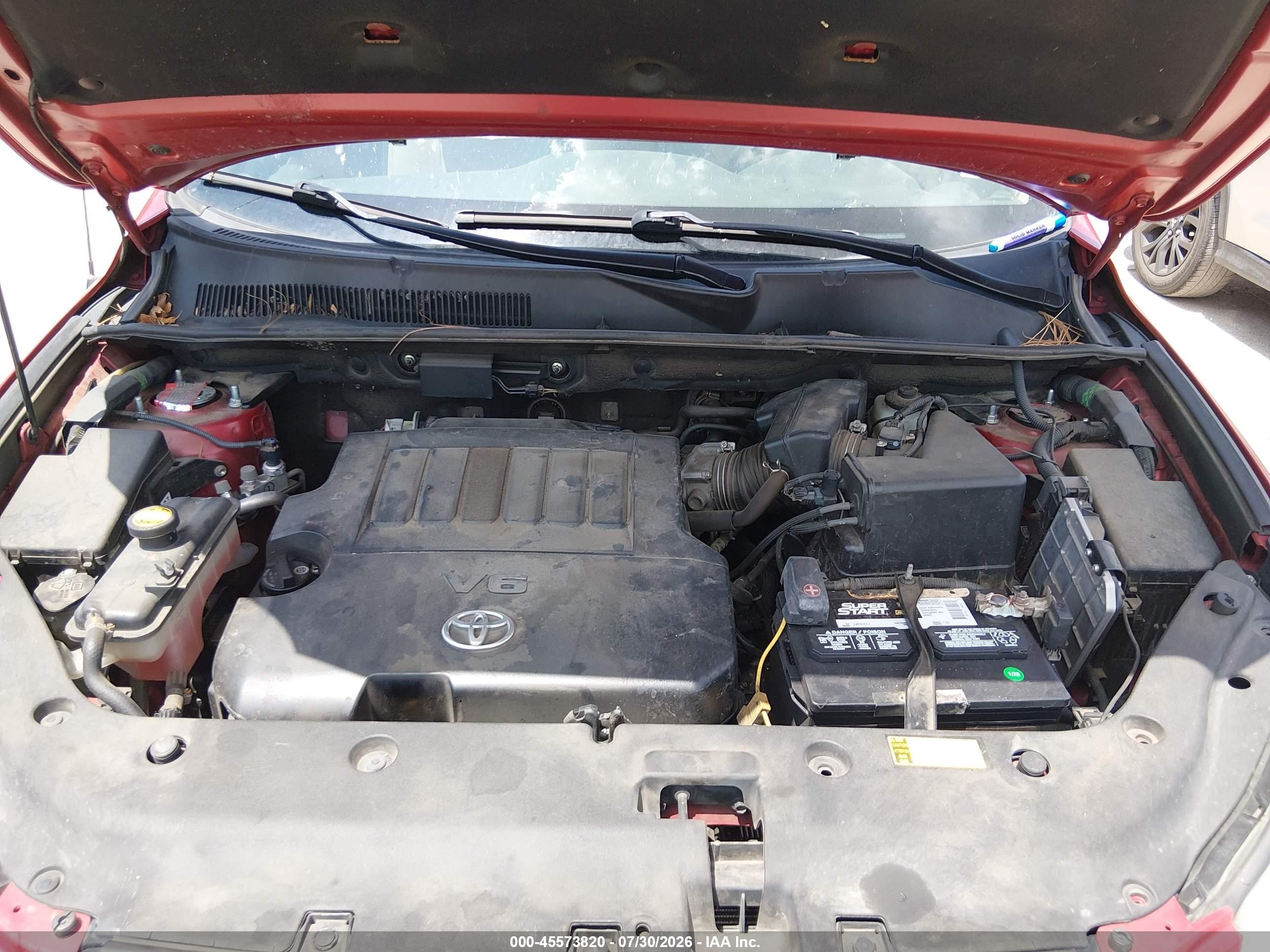 2008 Toyota Rav4 Ltd Red vin: JTMBK31V185068529