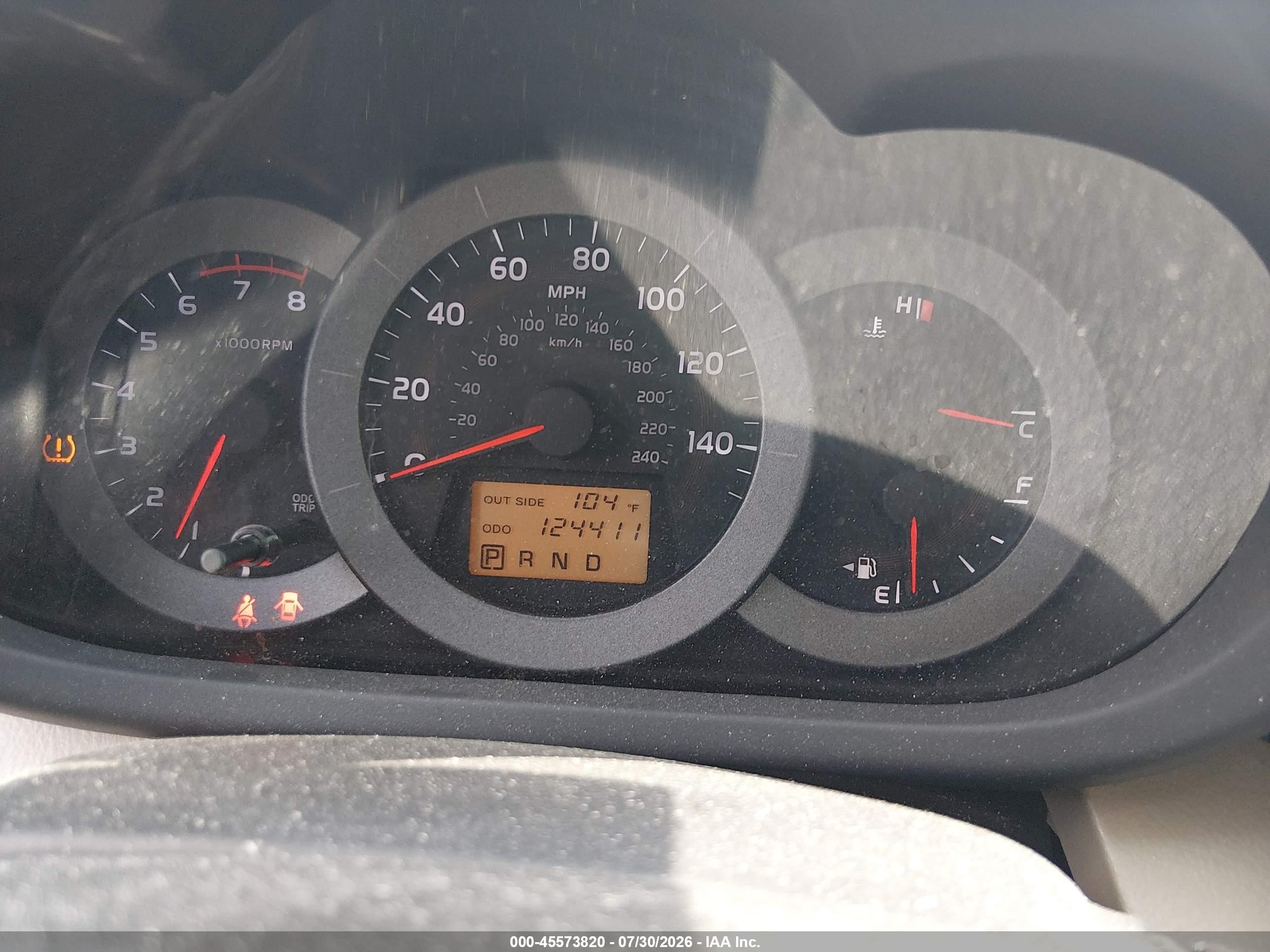 2008 Toyota Rav4 Ltd Red vin: JTMBK31V185068529