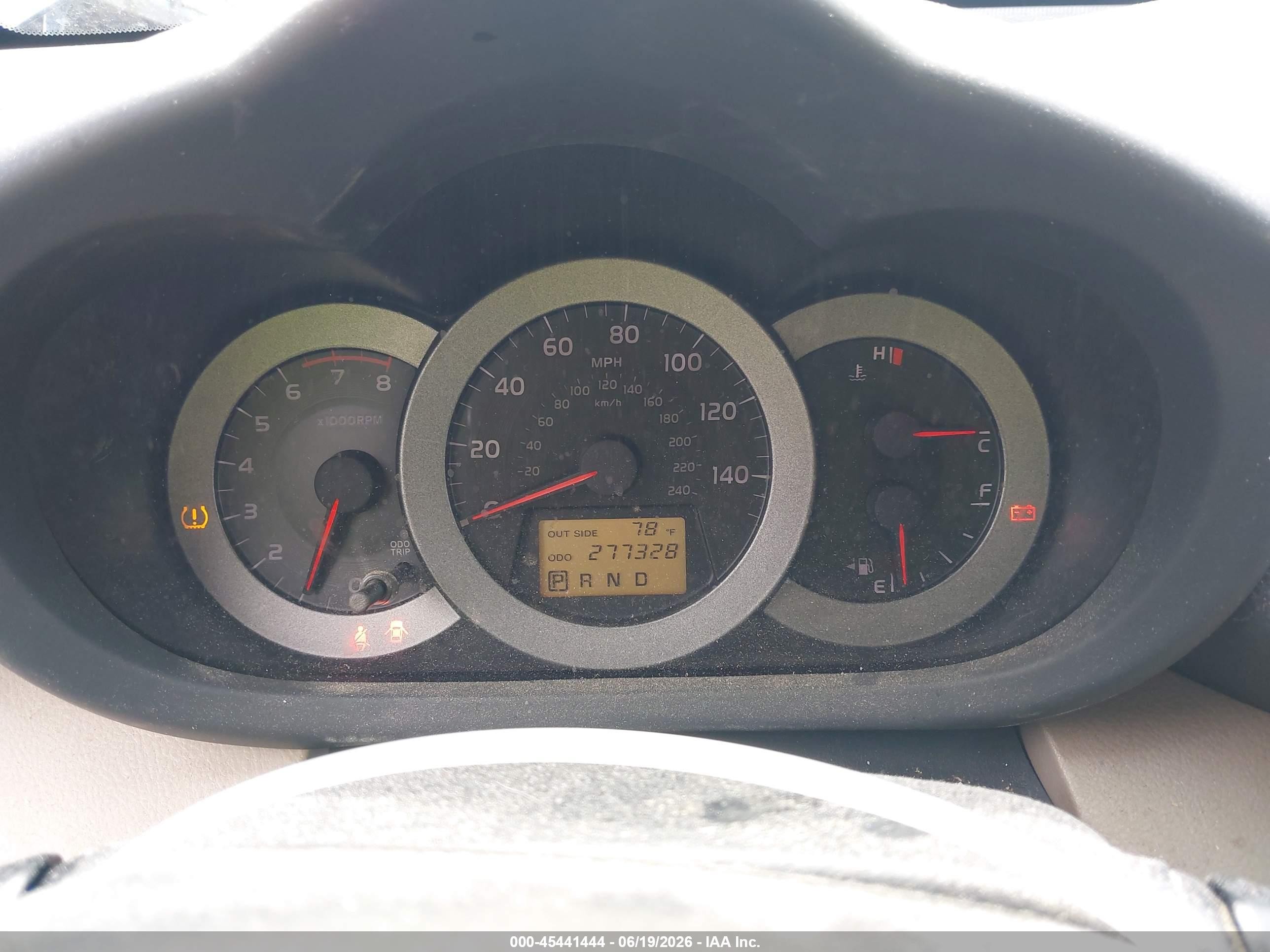 2008 Toyota Rav4 Ltd Blue vin: JTMBK31V186033127