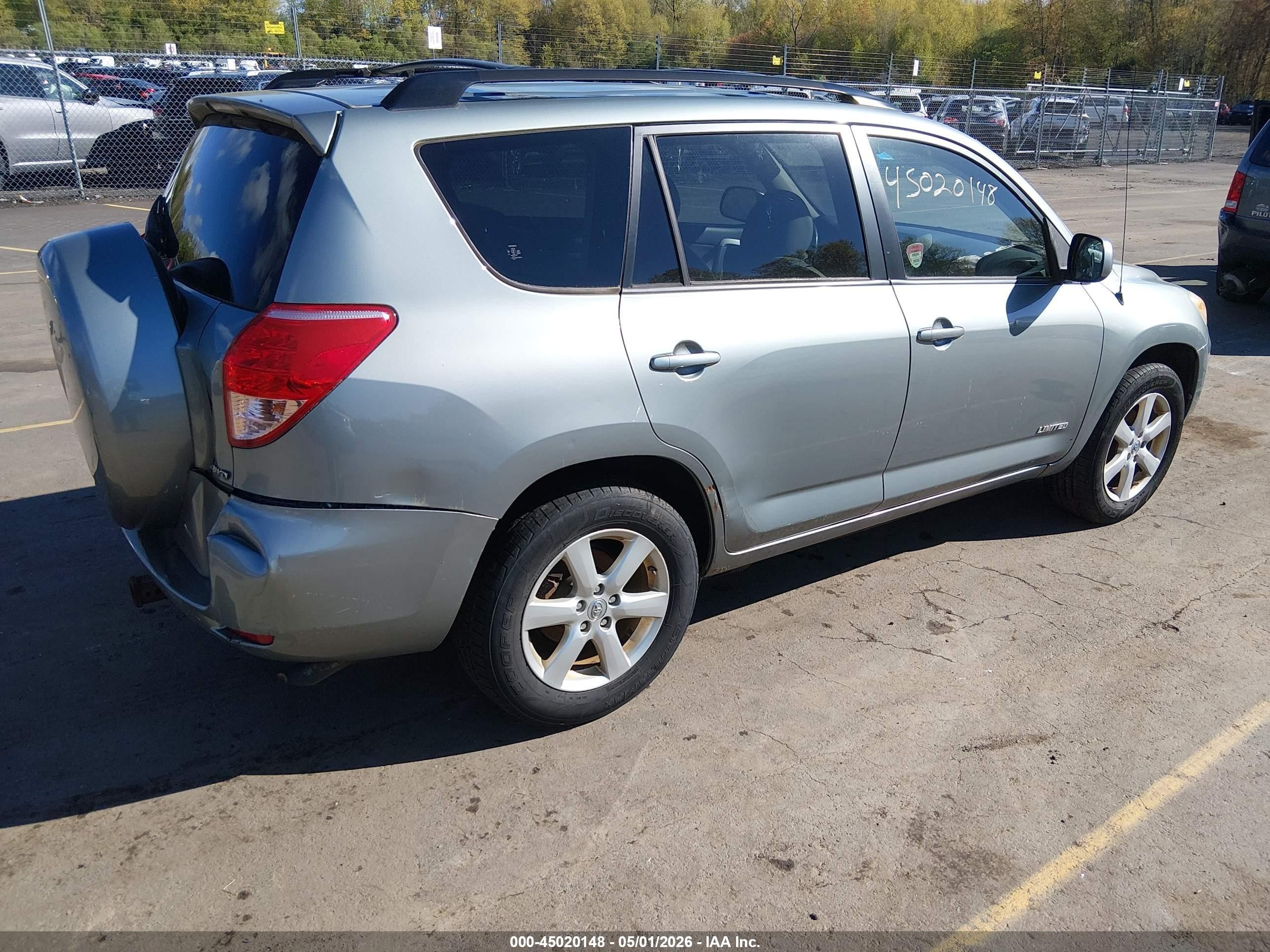 2008 Toyota Rav4 Limited V6 Бирюзовый vin: JTMBK31V186038487