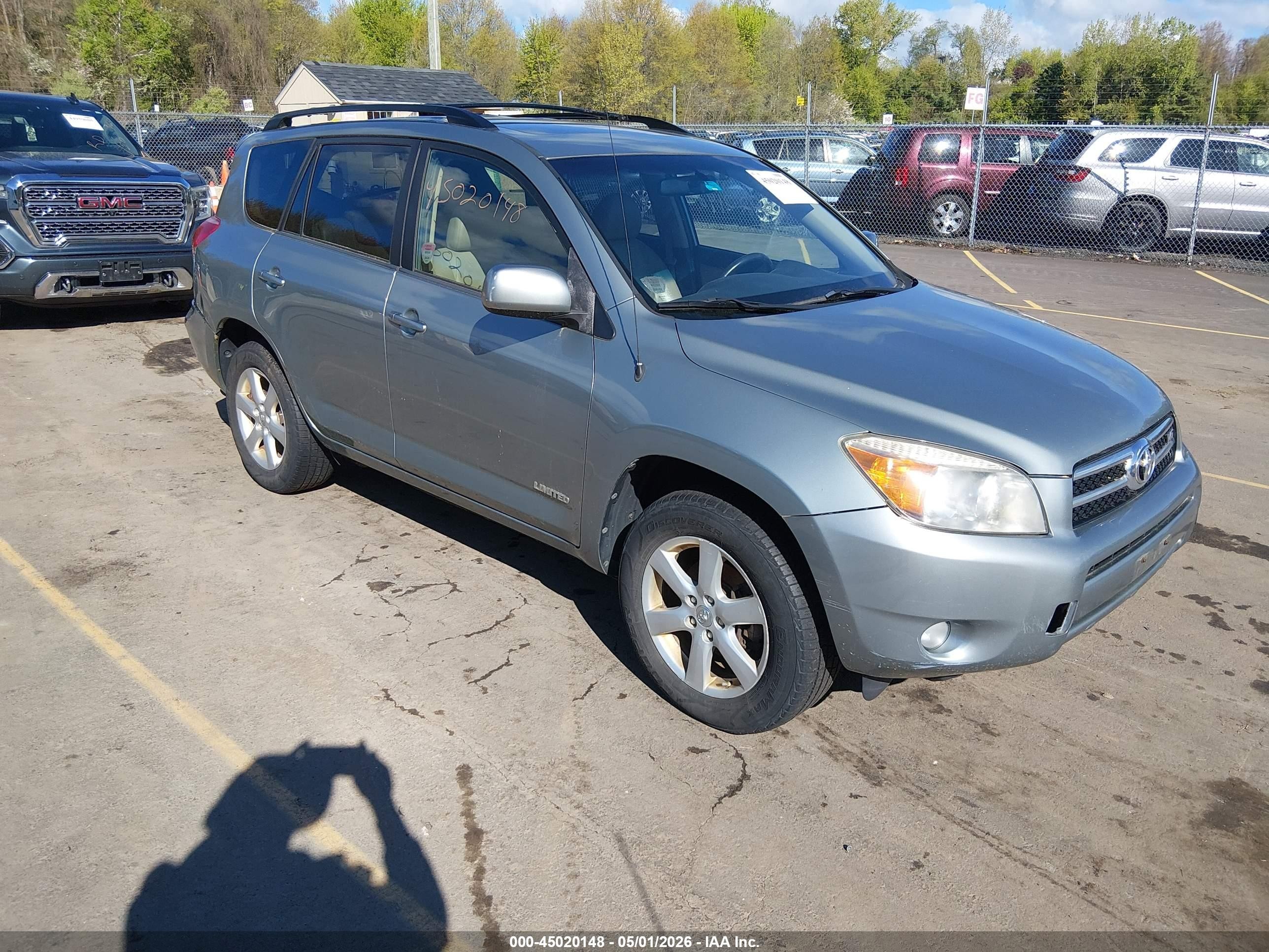 2008 Toyota Rav4 Limited V6 Бирюзовый vin: JTMBK31V186038487