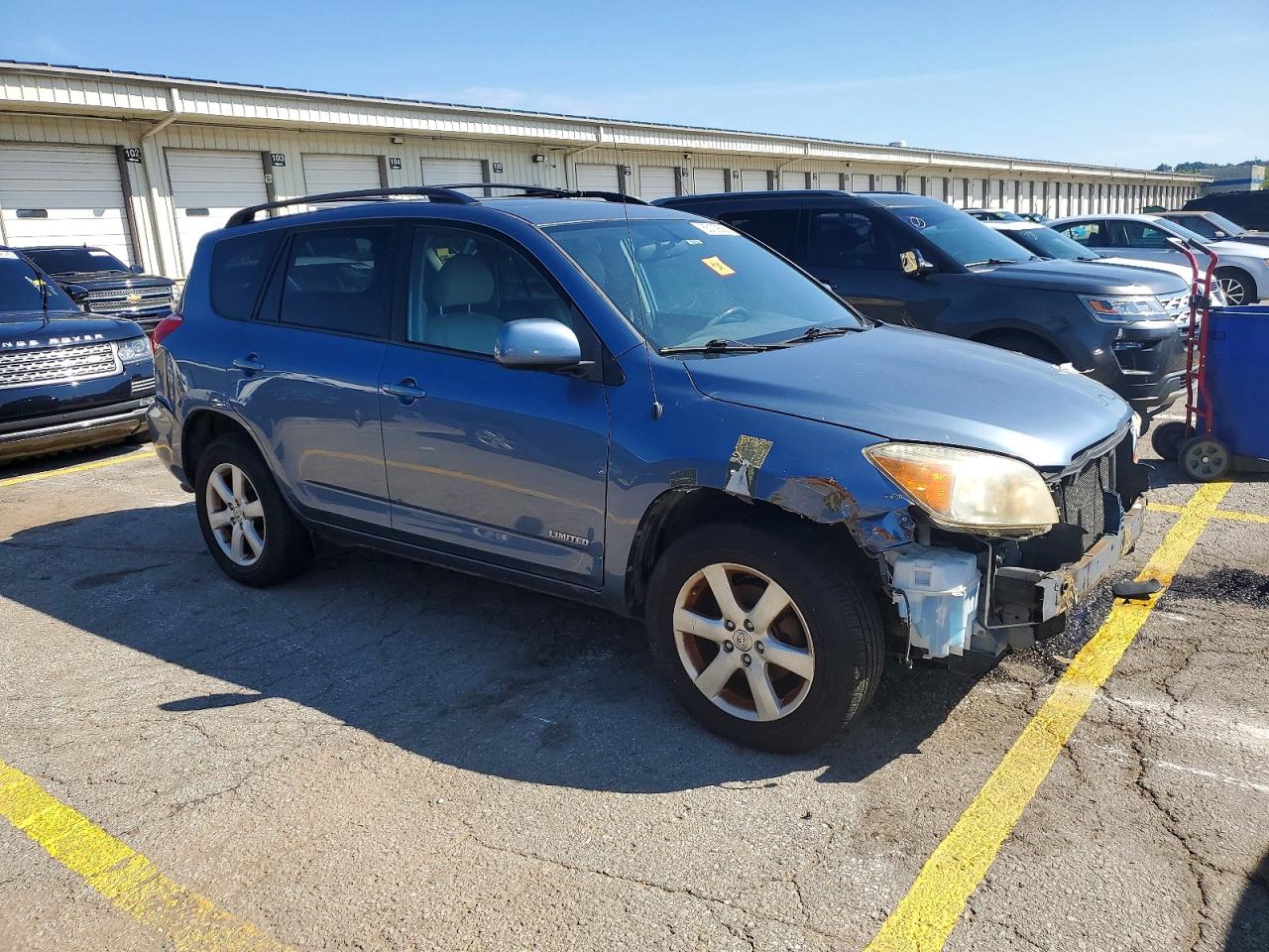 2008 Toyota Rav4 Limited Blue vin: JTMBK31V186048050