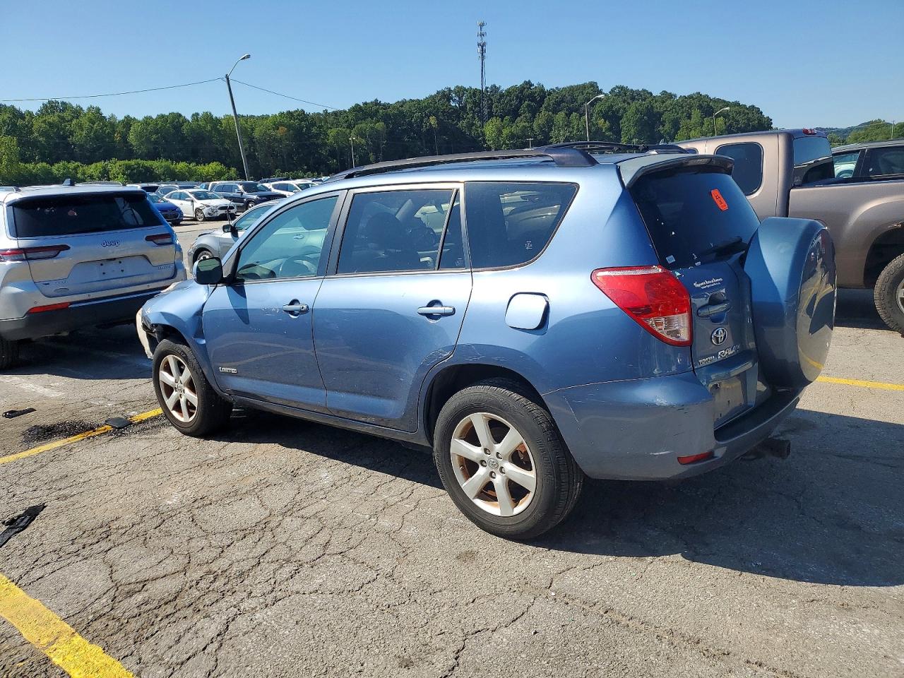 2008 Toyota Rav4 Limited Blue vin: JTMBK31V186048050