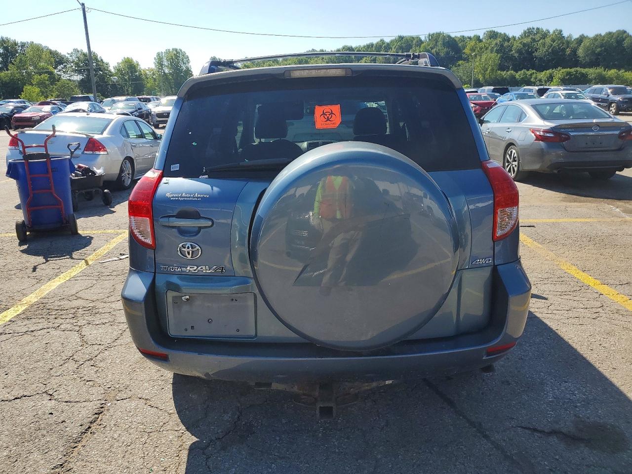 2008 Toyota Rav4 Limited Blue vin: JTMBK31V186048050