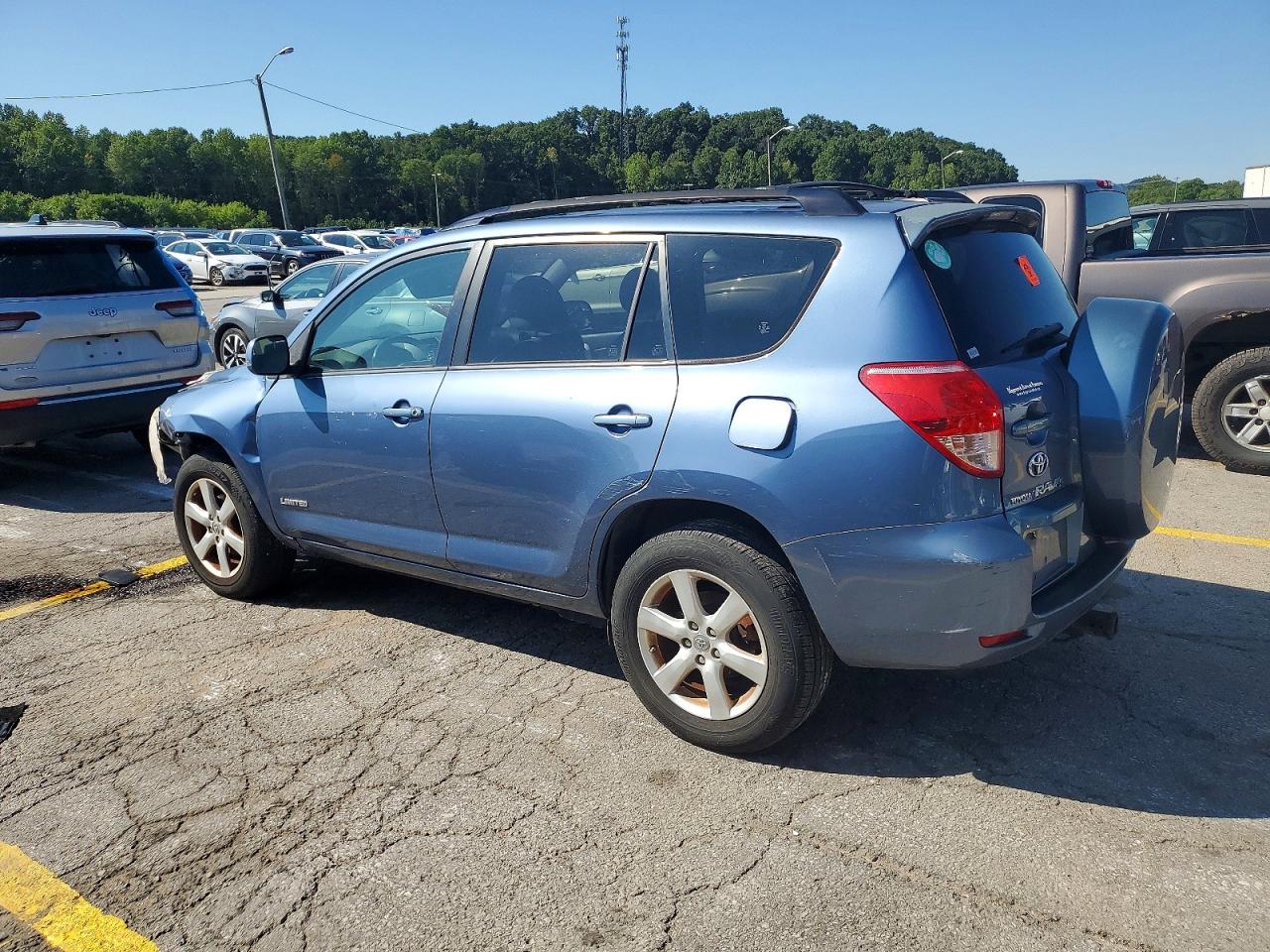 2008 Toyota Rav4 Limited Blue vin: JTMBK31V186048050
