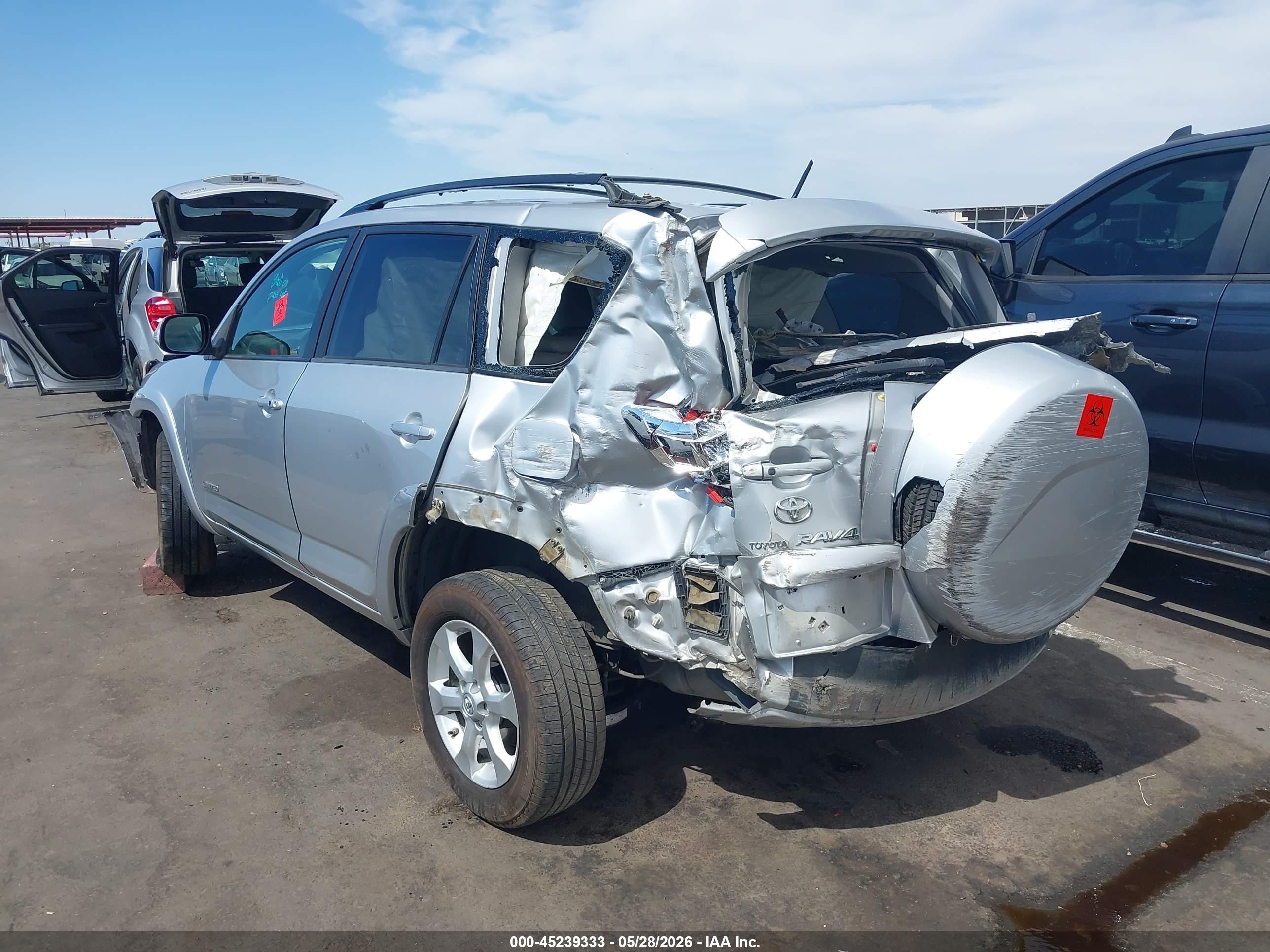 2009 Toyota Rav4 Limited V6 Silver vin: JTMBK31V19D001033