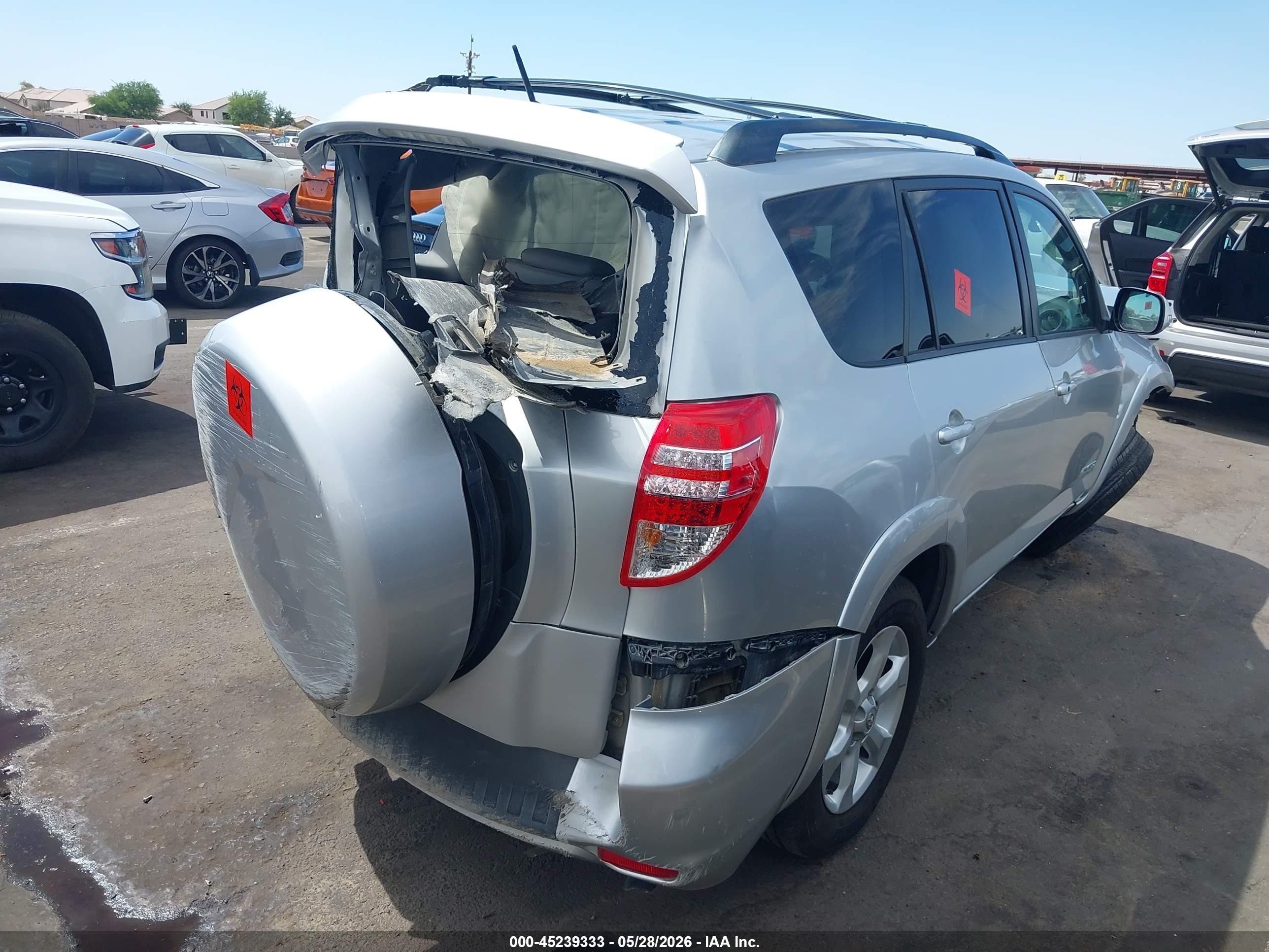 2009 Toyota Rav4 Limited V6 Silver vin: JTMBK31V19D001033