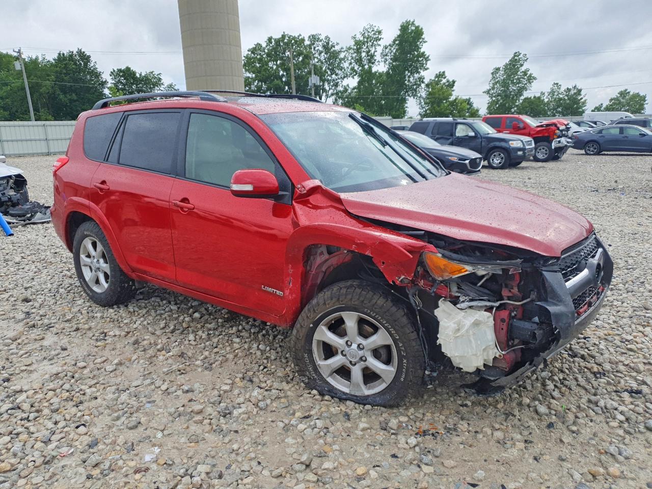 2009 Toyota Rav4 Limited Maroon vin: JTMBK31V19D003252