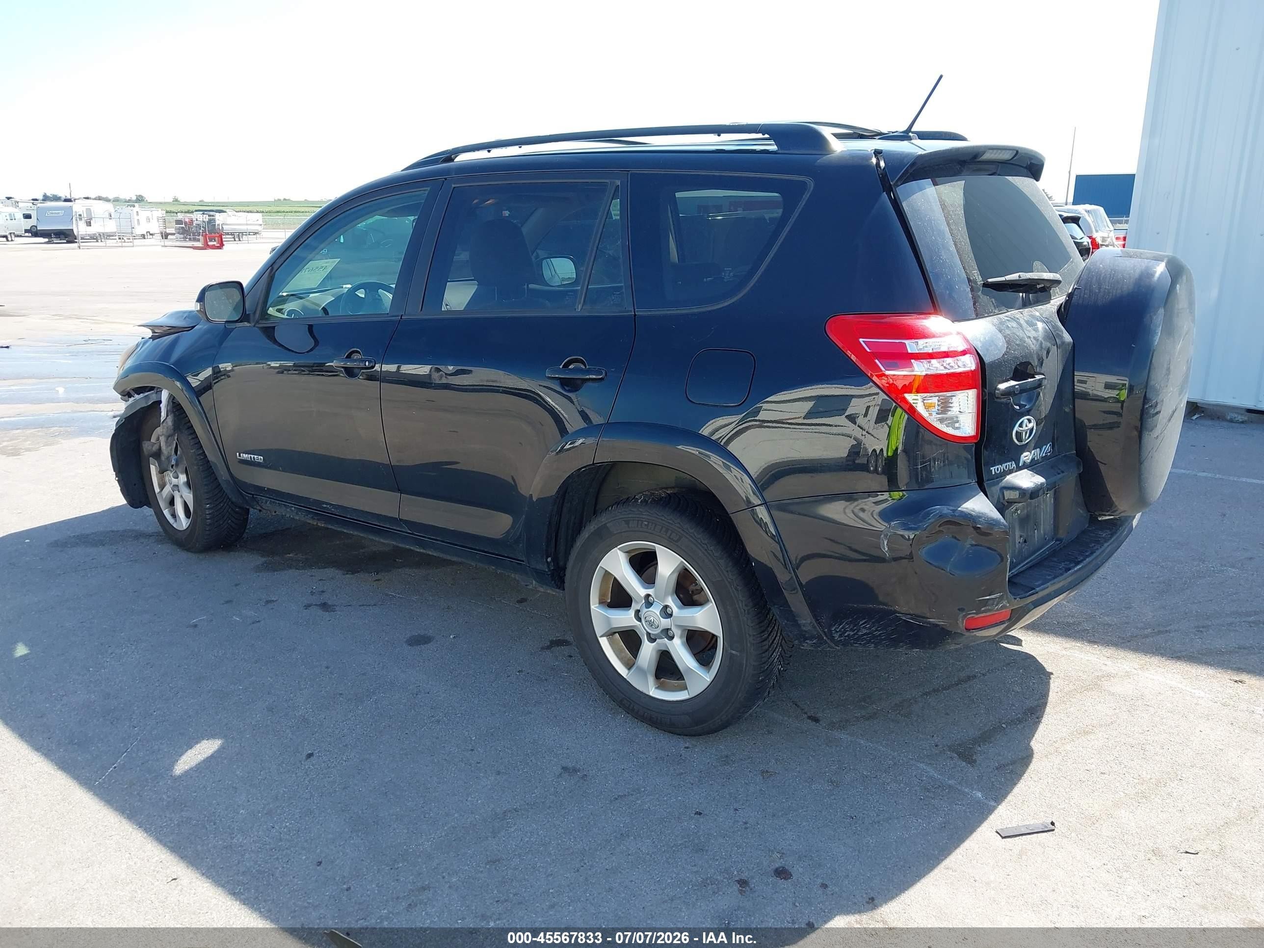 2009 Toyota Rav4 Limited V6 Black vin: JTMBK31V19D009360