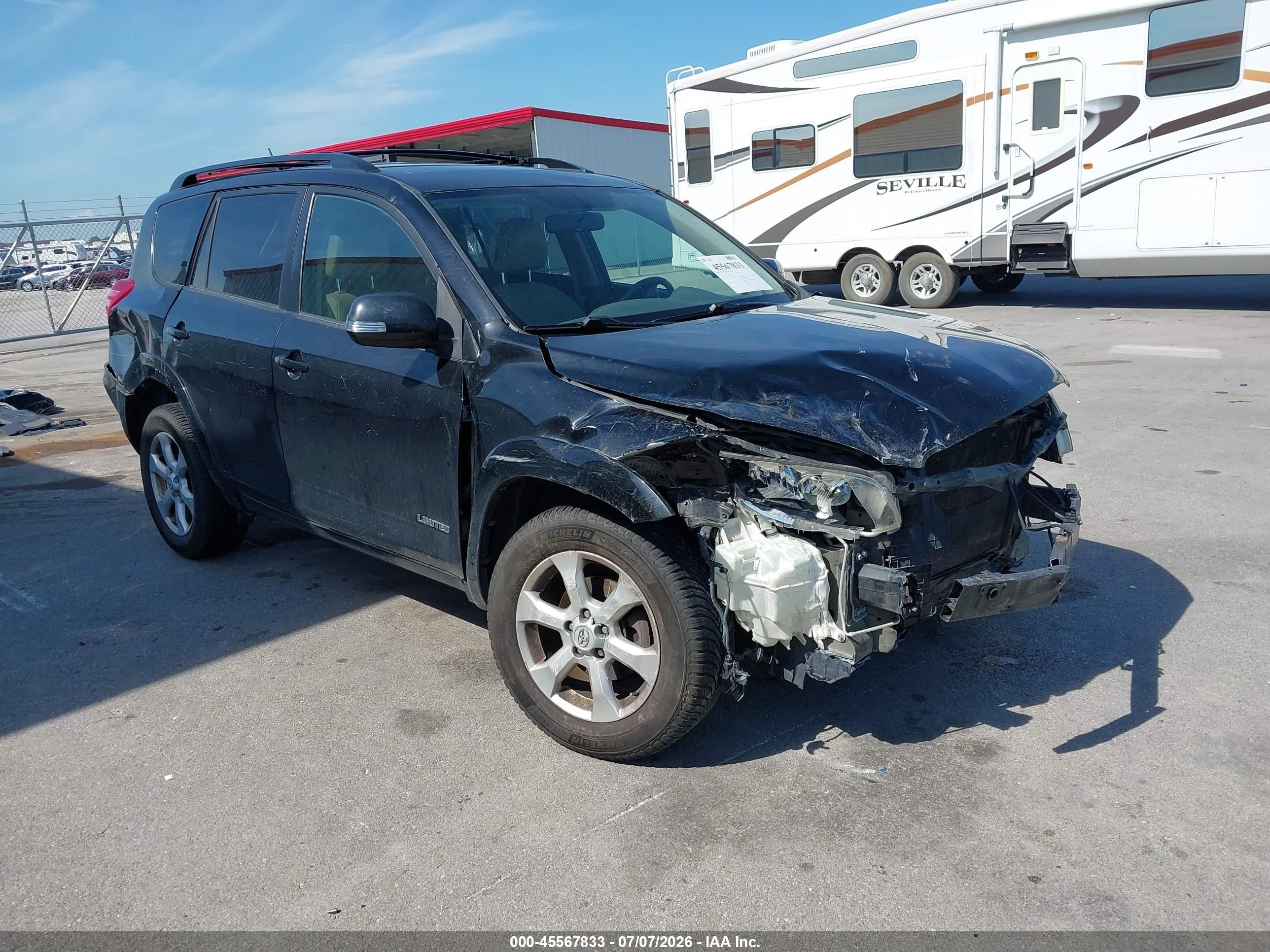 2009 Toyota Rav4 Limited V6 Black vin: JTMBK31V19D009360