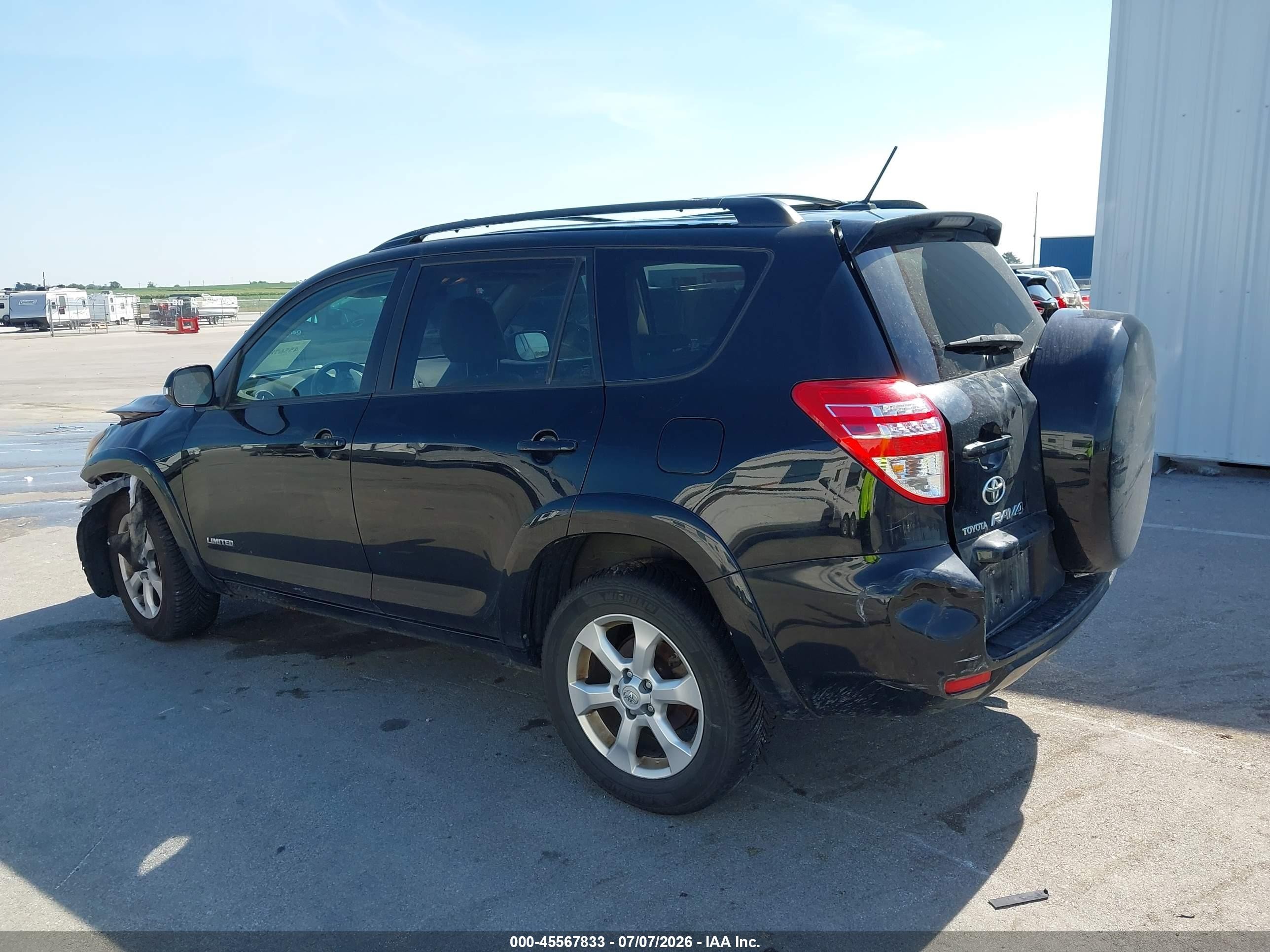 2009 Toyota Rav4 Limited V6 Black vin: JTMBK31V19D009360