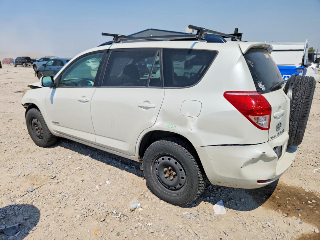 2006 Toyota Rav4 Limited White vin: JTMBK31V265008546
