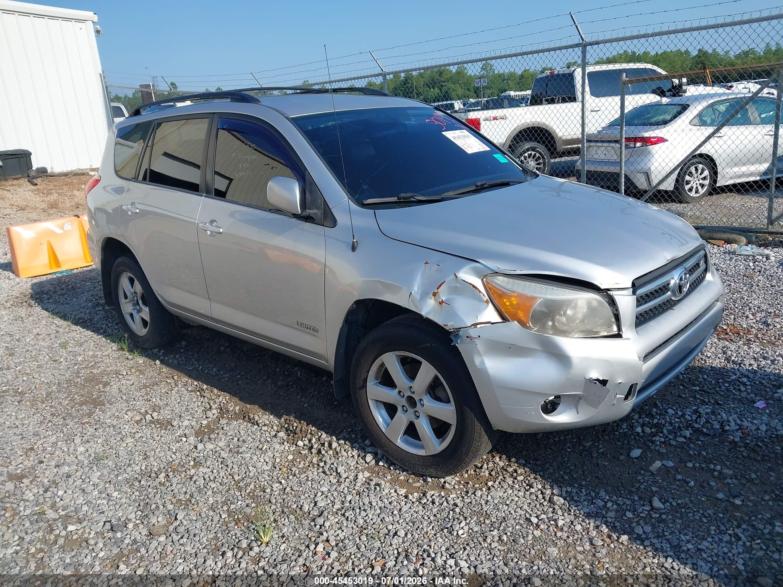 2007 Toyota Rav4 Limited Silver vin: JTMBK31V275025820