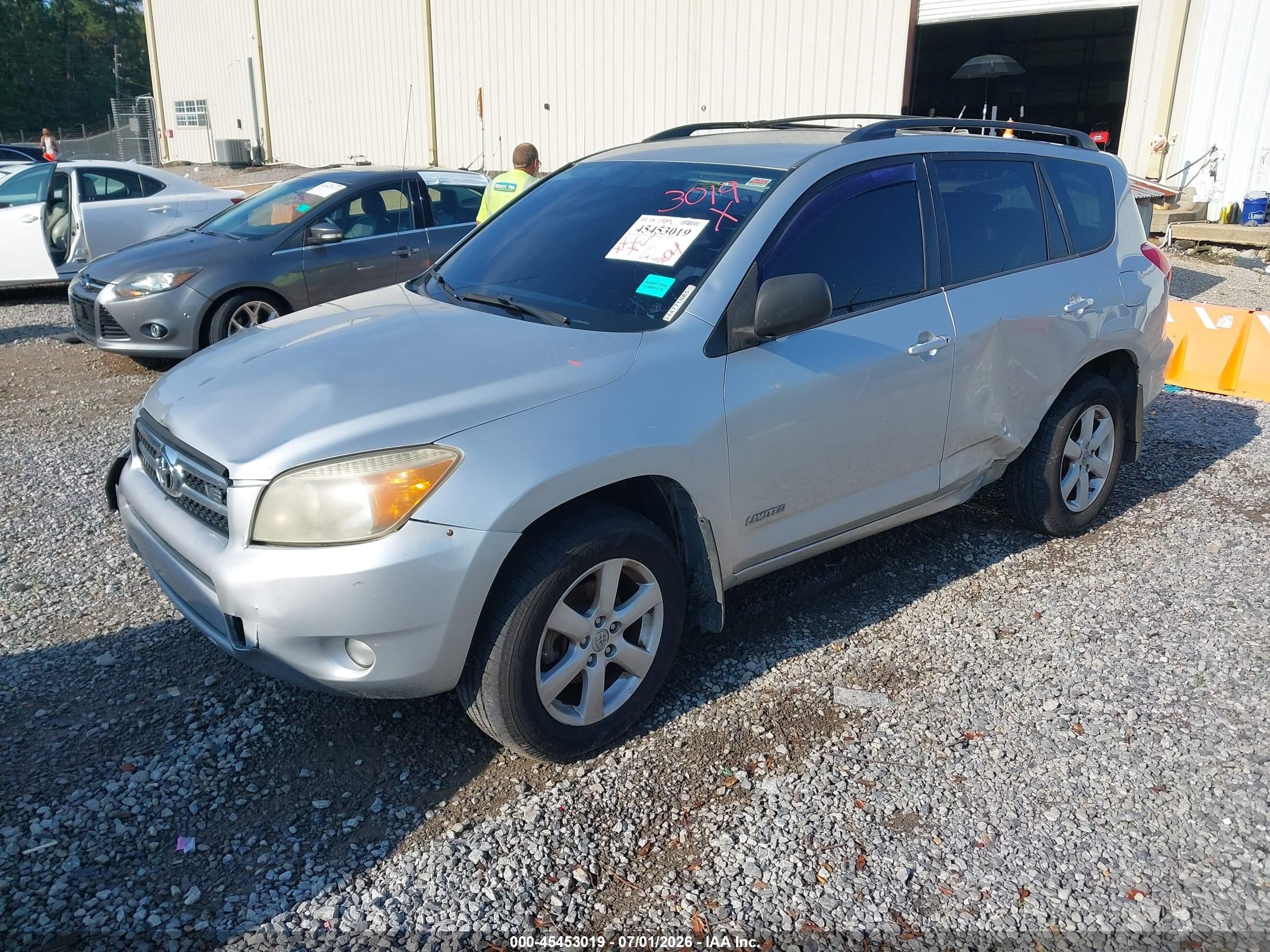 2007 Toyota Rav4 Limited Silver vin: JTMBK31V275025820