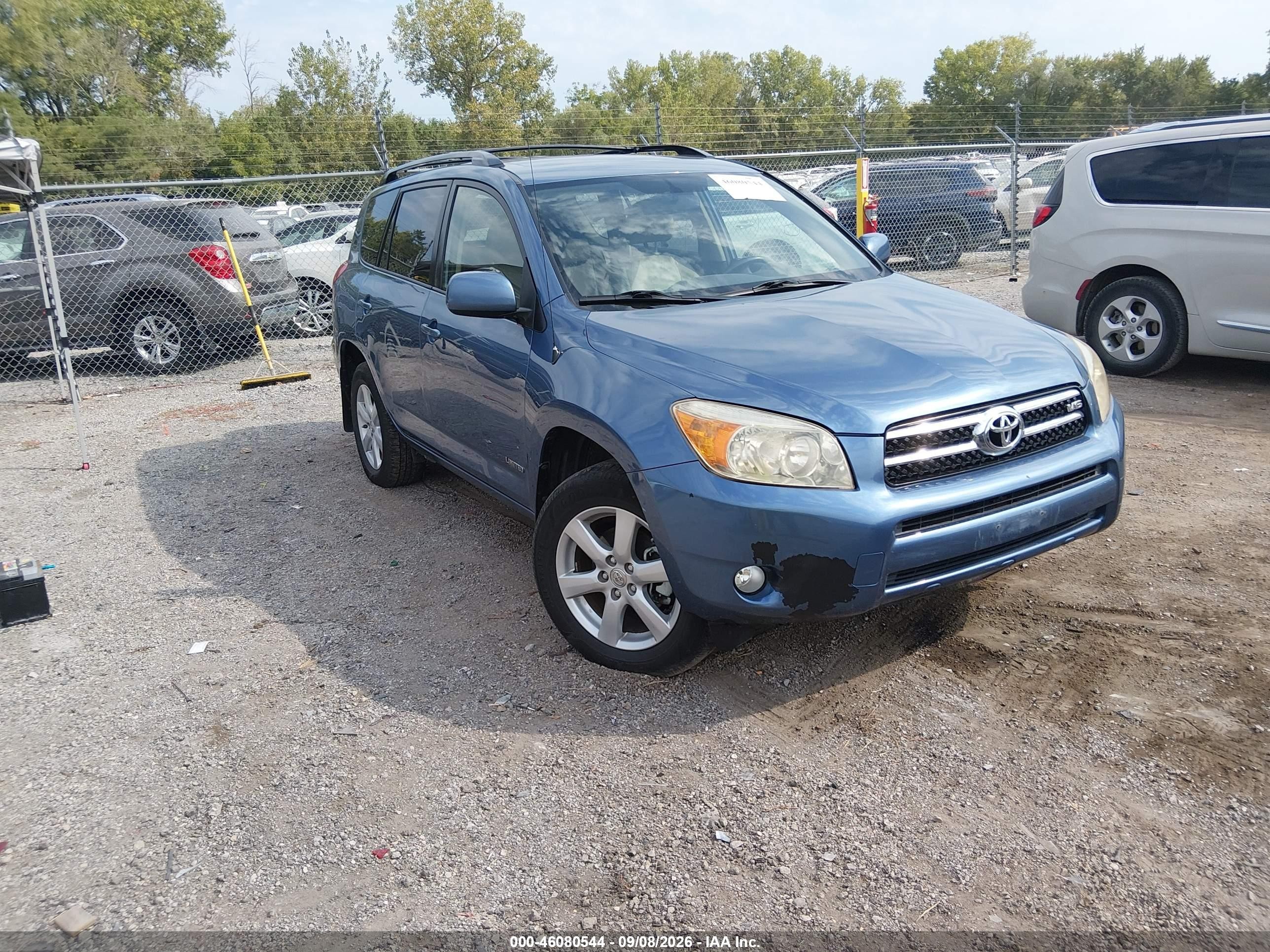 2007 Toyota Rav4 Limited V6 Blue vin: JTMBK31V275031603