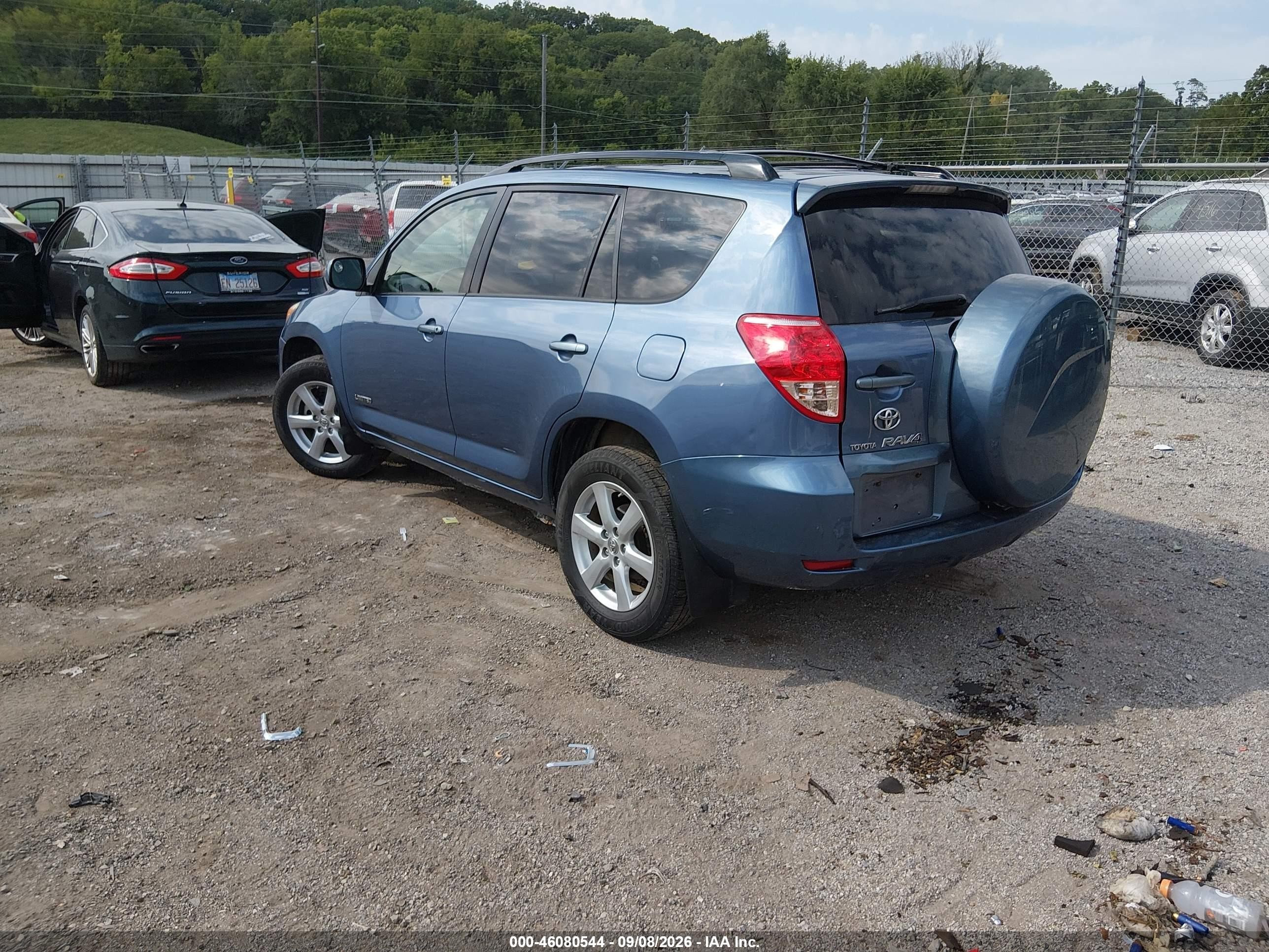 2007 Toyota Rav4 Limited V6 Blue vin: JTMBK31V275031603
