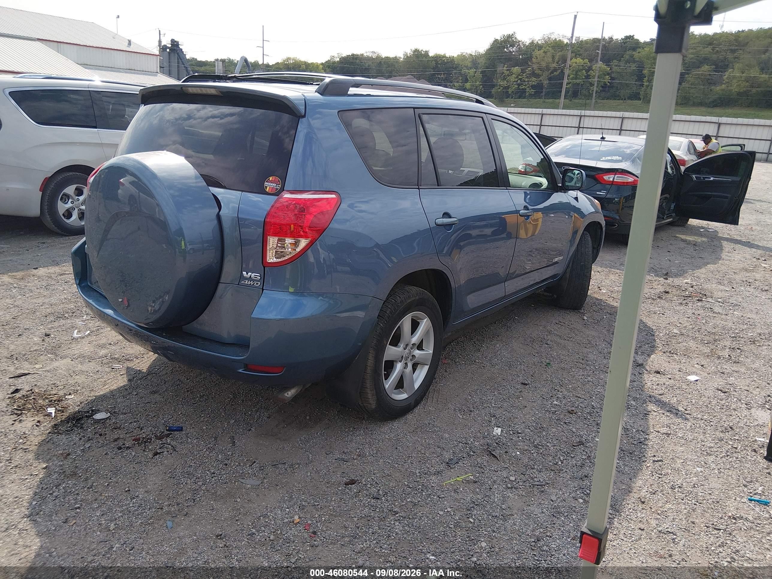 2007 Toyota Rav4 Limited V6 Blue vin: JTMBK31V275031603