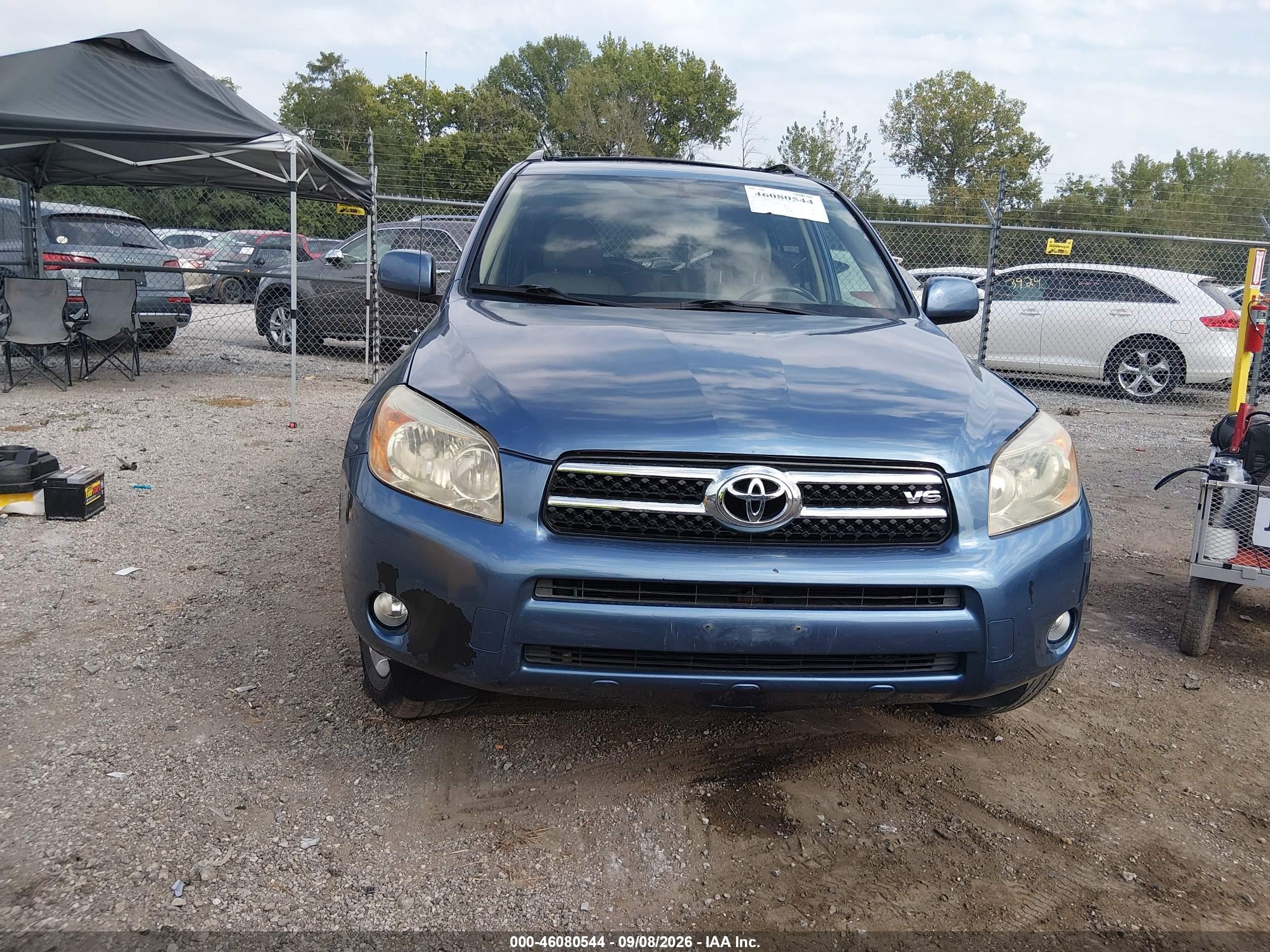 2007 Toyota Rav4 Limited V6 Blue vin: JTMBK31V275031603