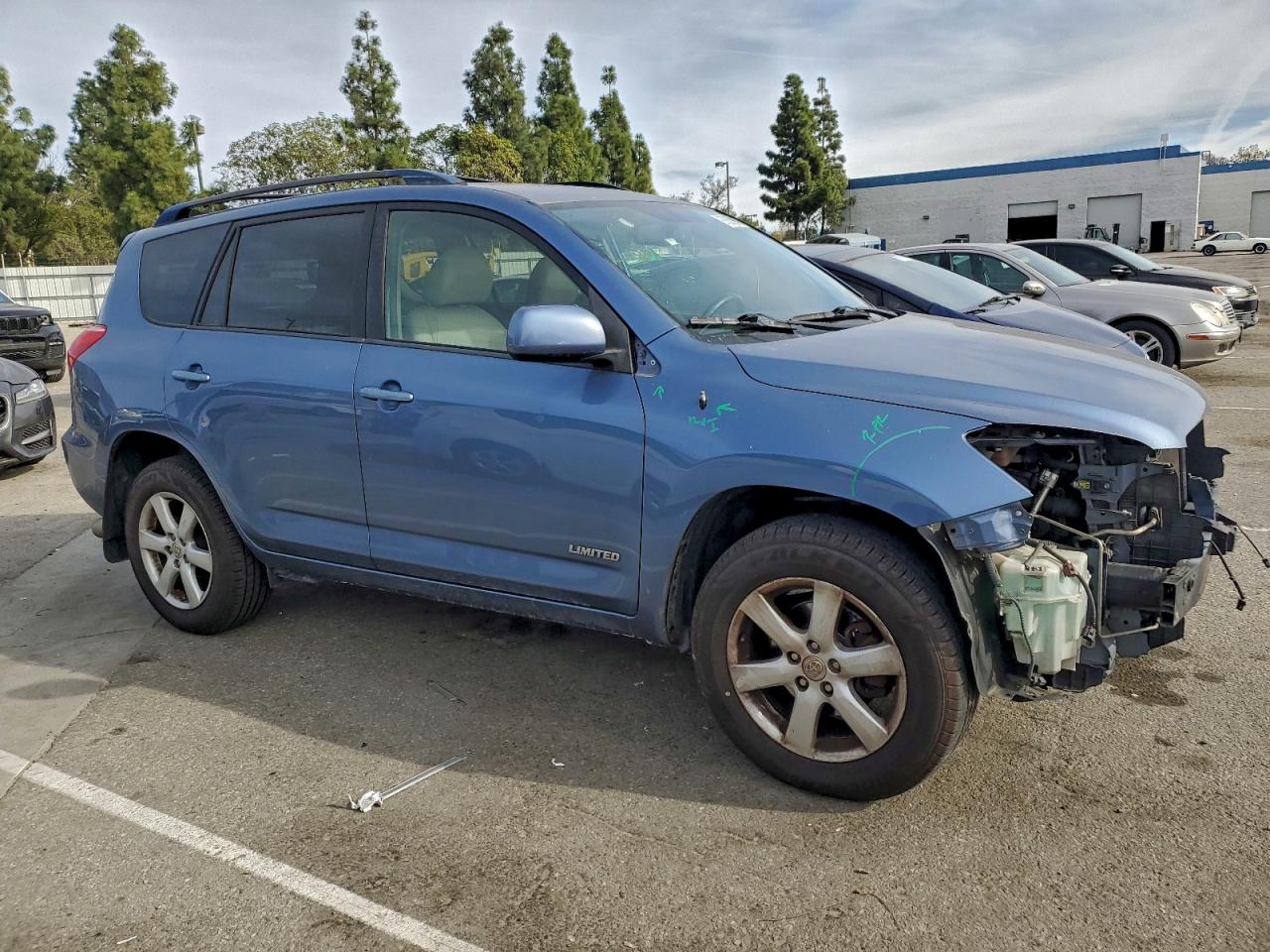 2007 Toyota Rav4 Limited Blue vin: JTMBK31V275032248