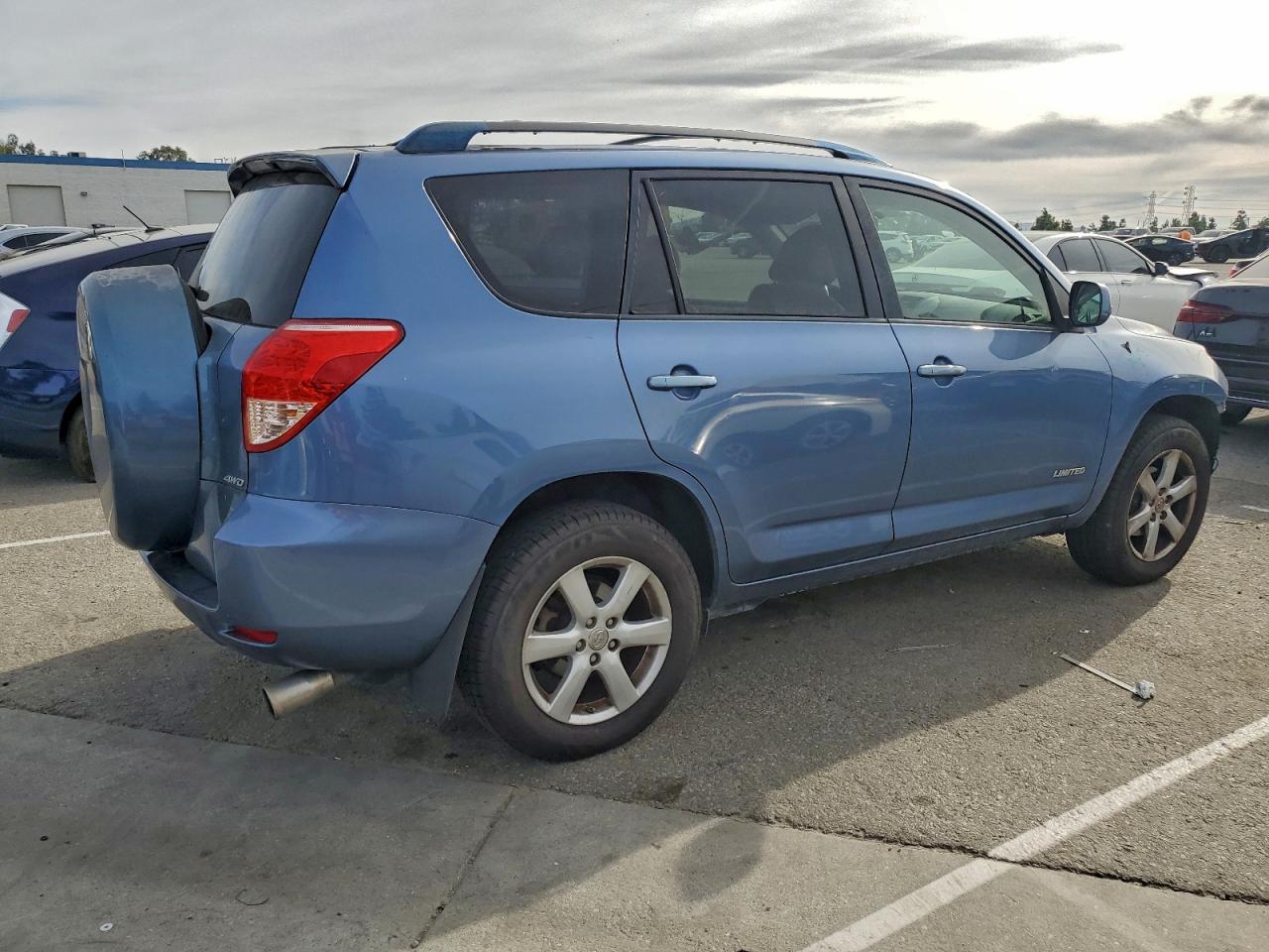 2007 Toyota Rav4 Limited Blue vin: JTMBK31V275032248