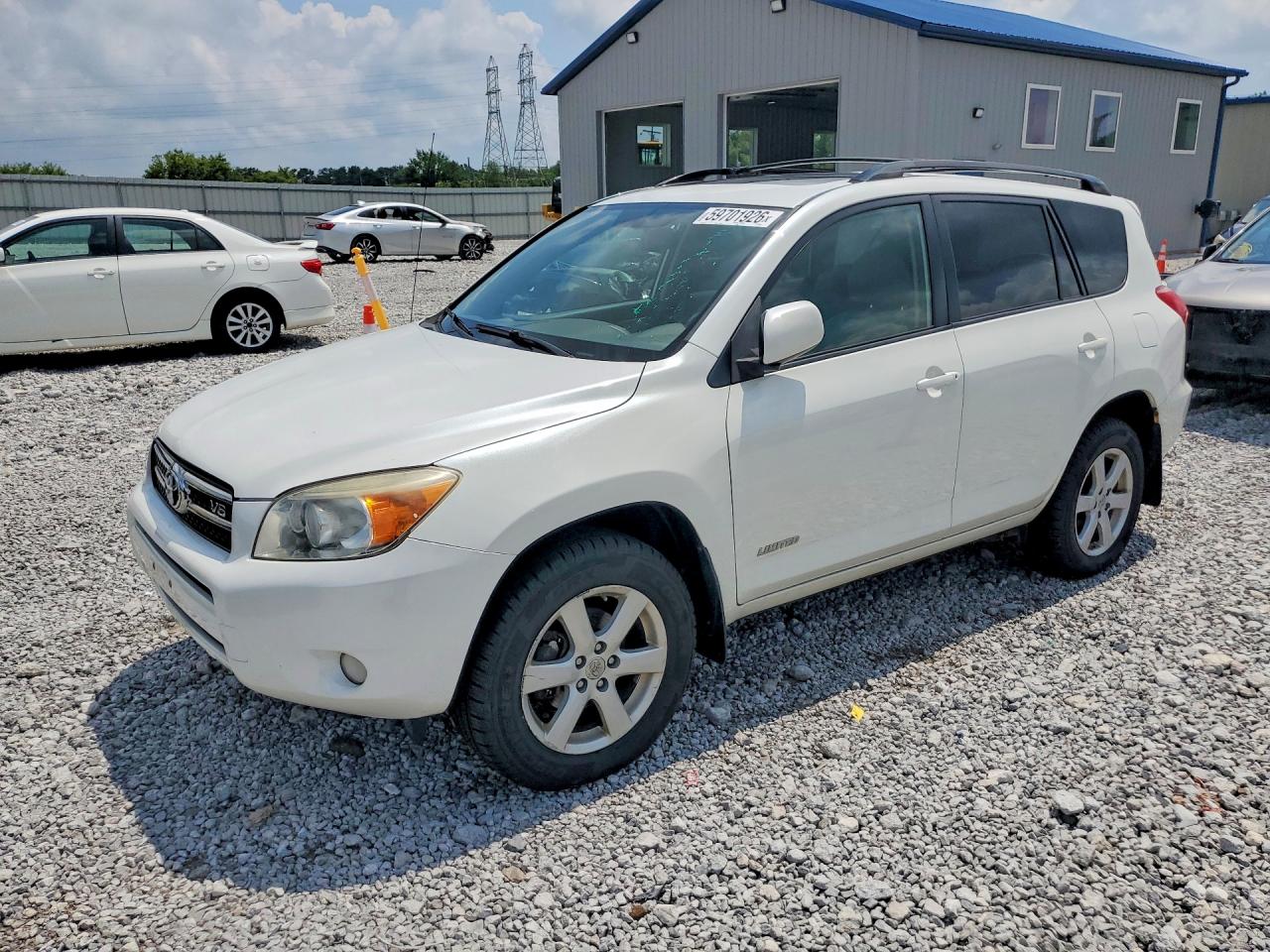 2007 Toyota Rav4 Limited White vin: JTMBK31V275038762