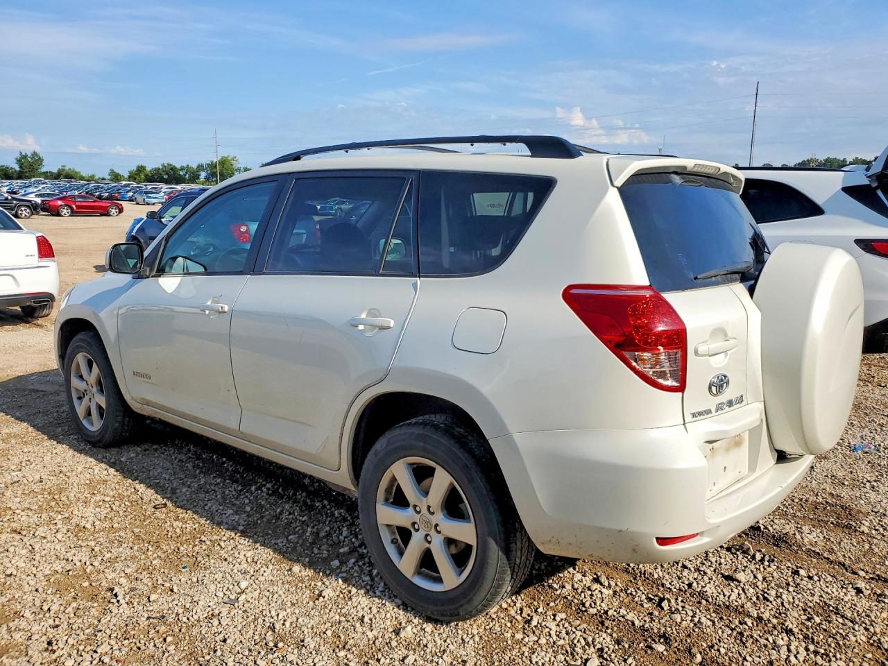 2008 Toyota Rav 4 Xse Hybird White vin: JTMBK31V285064344