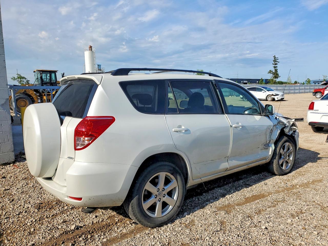 2008 Toyota Rav 4 Xse Hybird White vin: JTMBK31V285064344