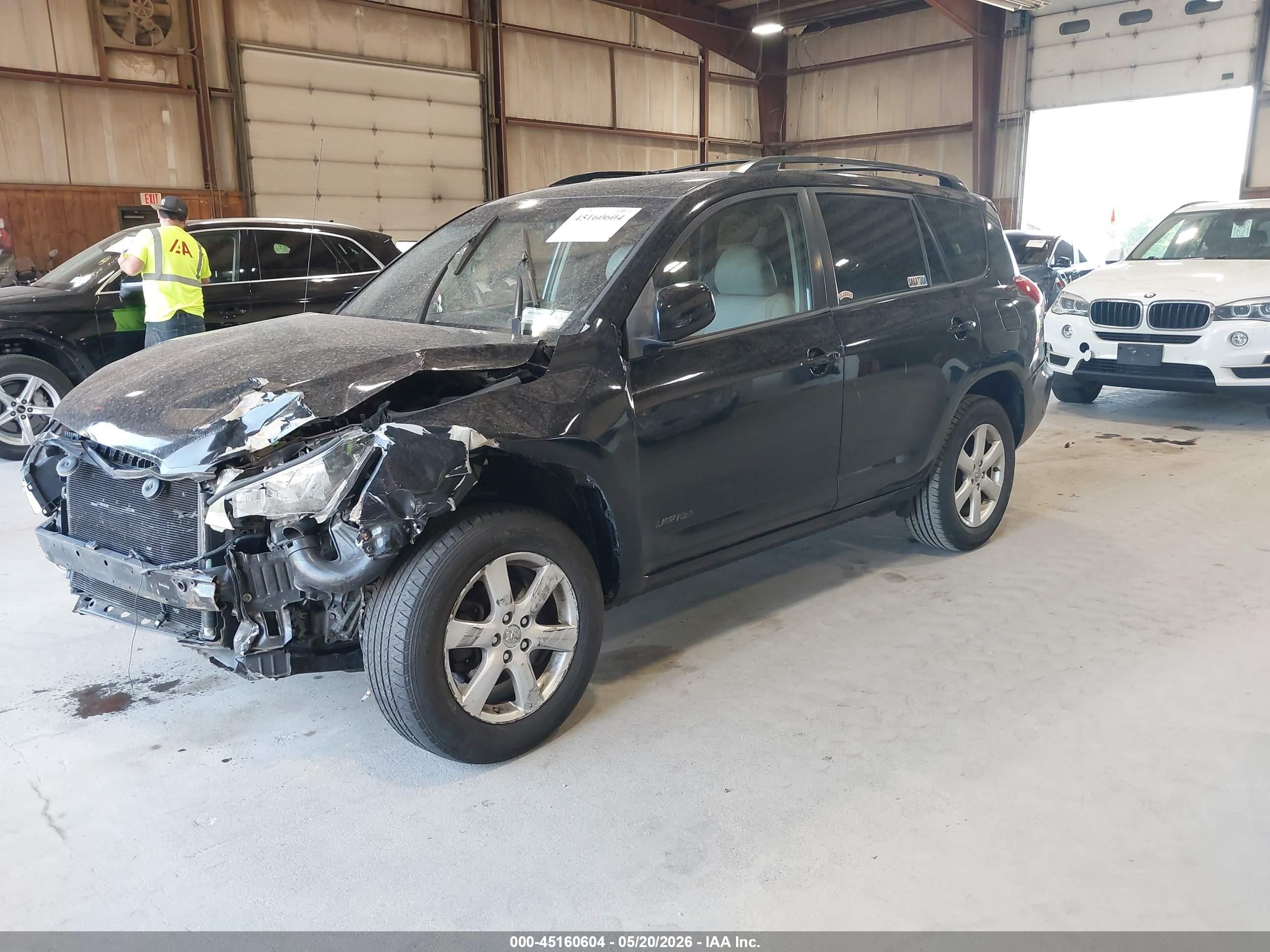 2008 Toyota Rav4 Limited V6 Black vin: JTMBK31V285069544